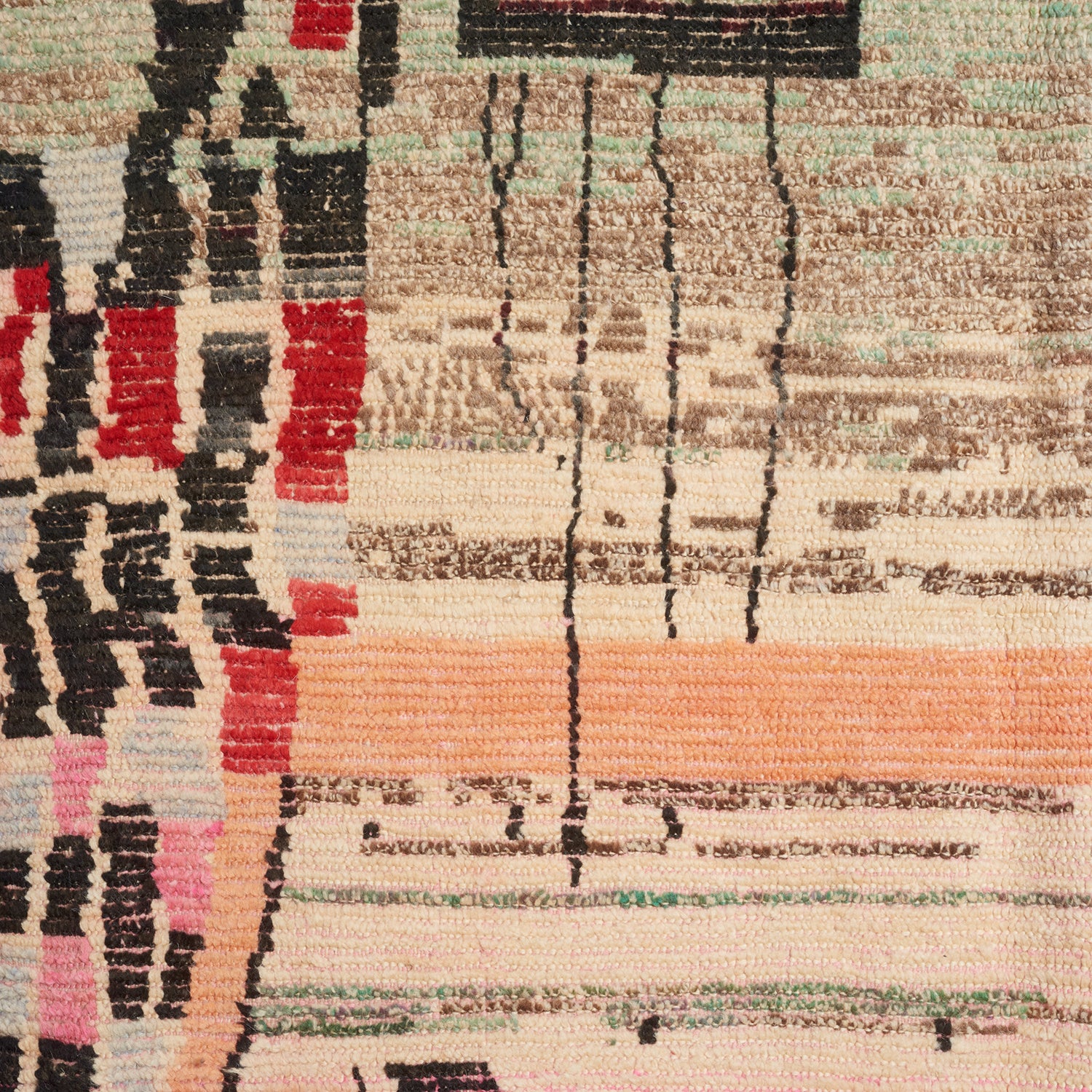 Colorful Abstract Moroccan Rug - Image 2