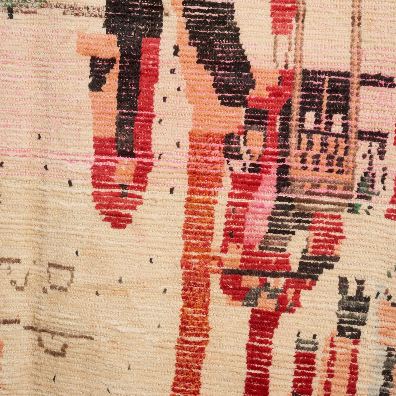 Colorful Abstract Moroccan Rug - Image 3