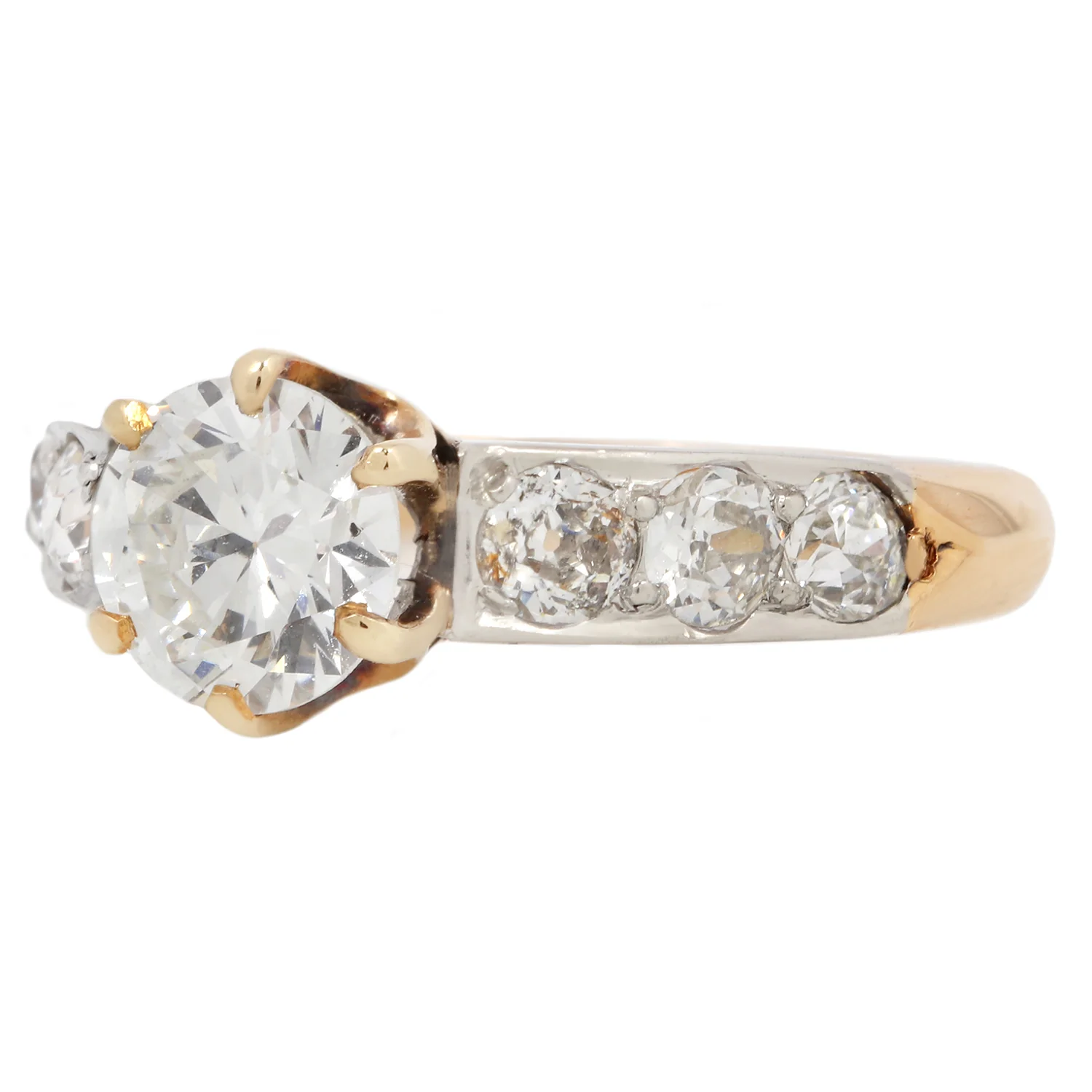 Cora Diamond Edwardian Ring - Image 3