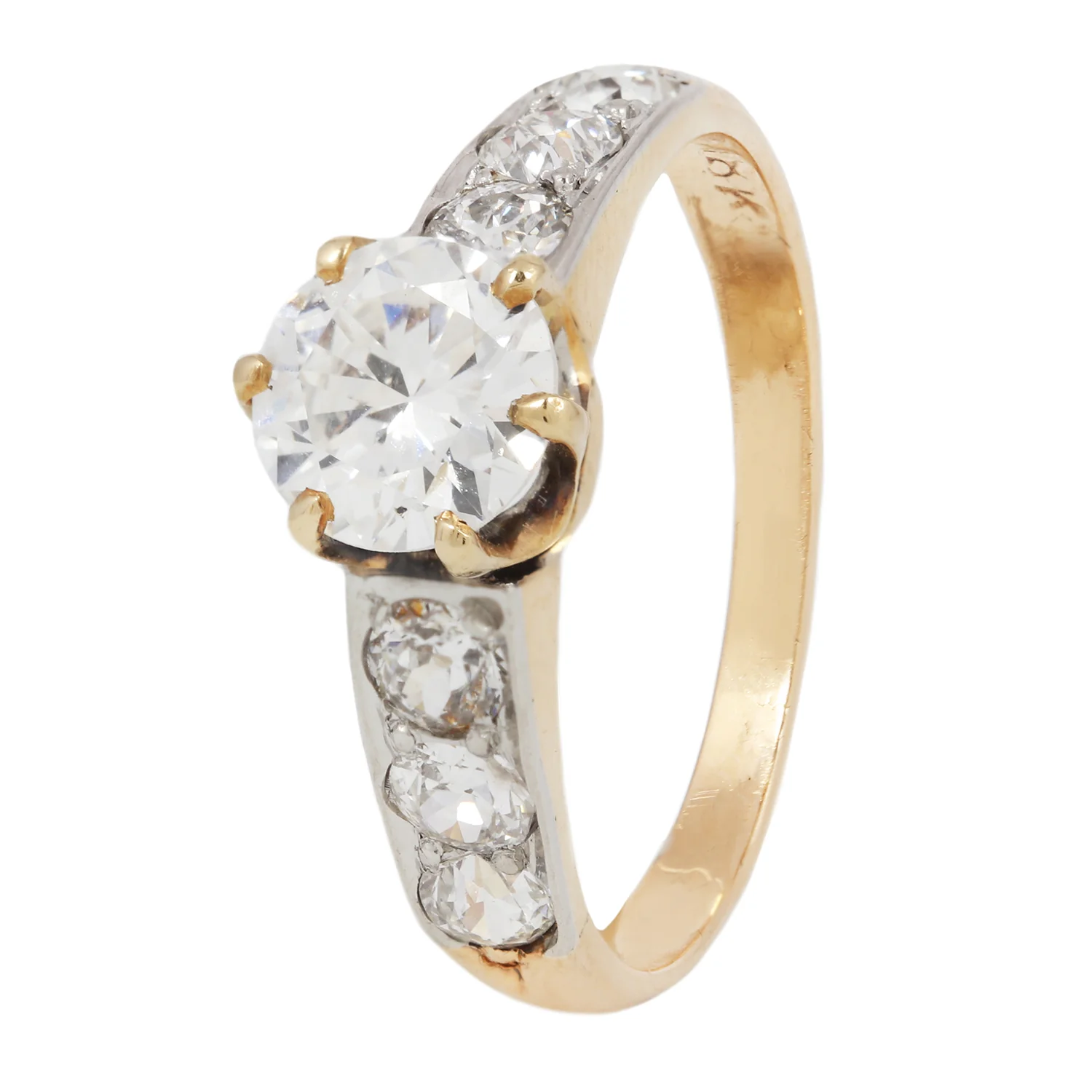 Cora Diamond Edwardian Ring - Image 6