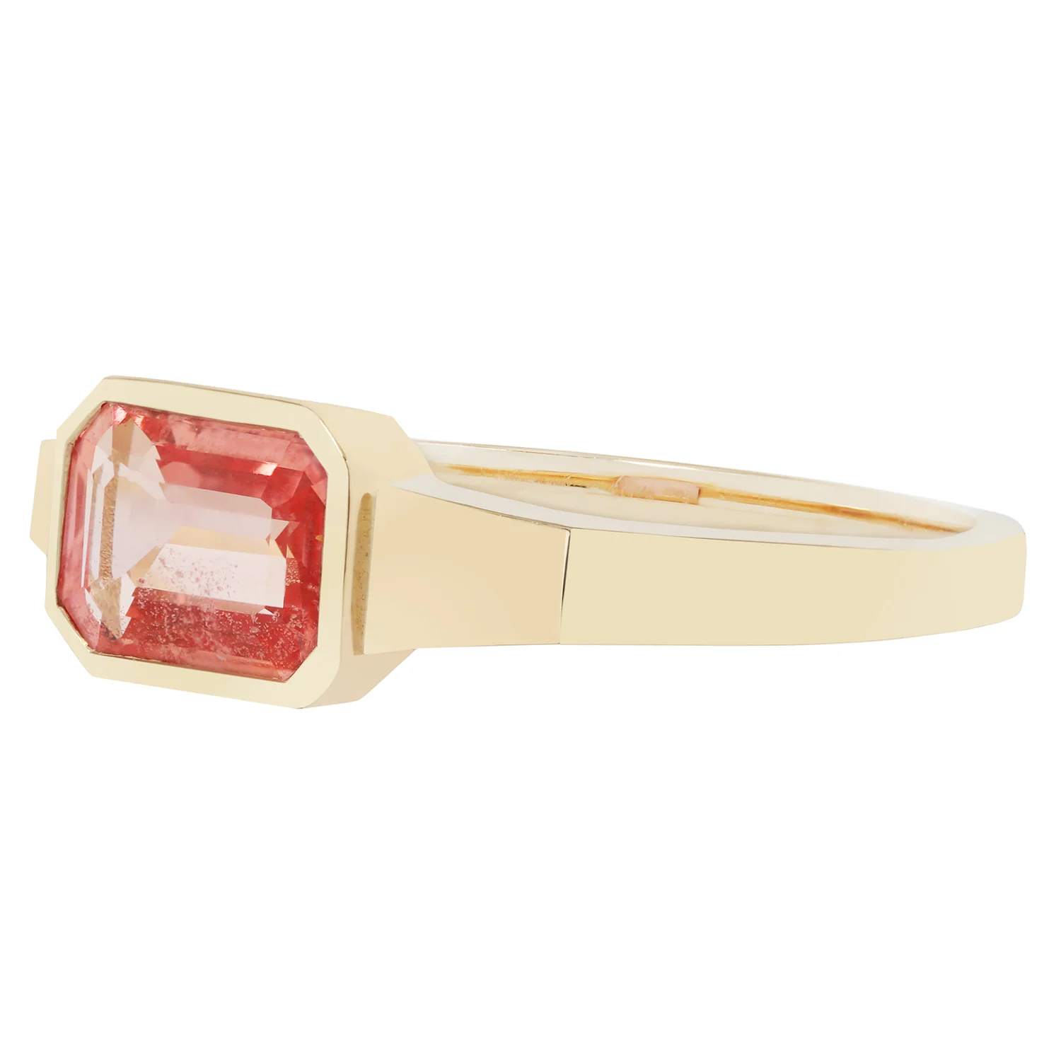 Coral Horizon Sapphire Ring - Image 3