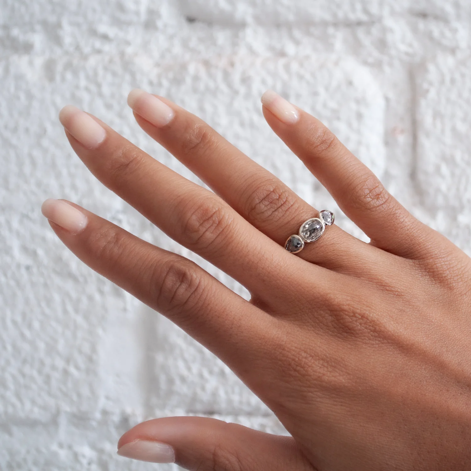 Cosmos Three Stone Ring - Image 2