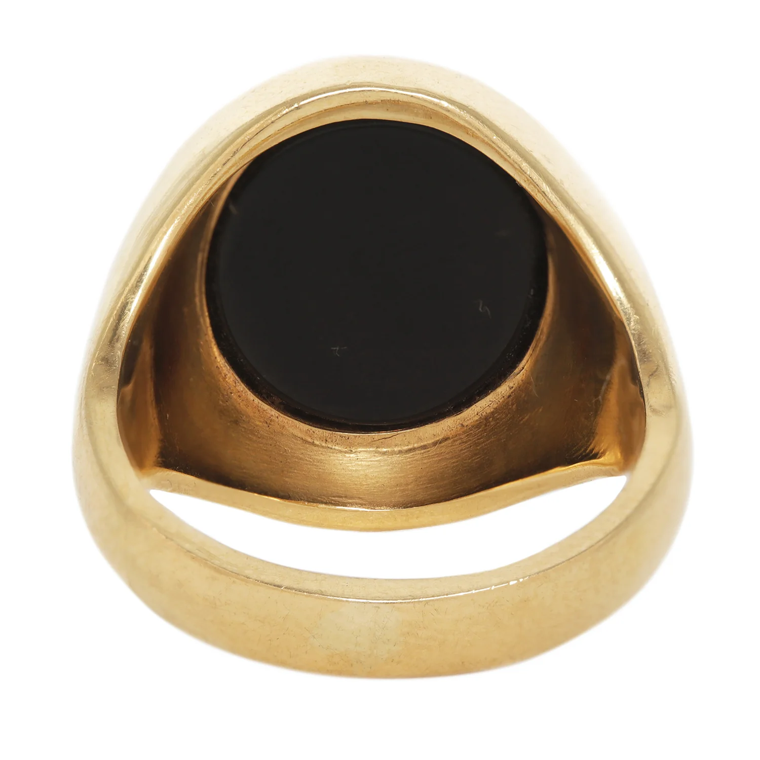 Crested Agate Signet Ring - Image 3
