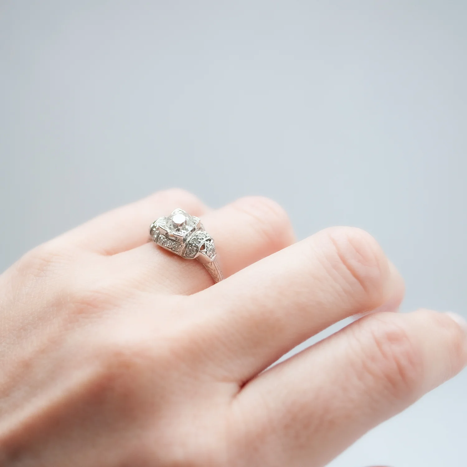 Dapper Diamonds Deco Ring - Image 2