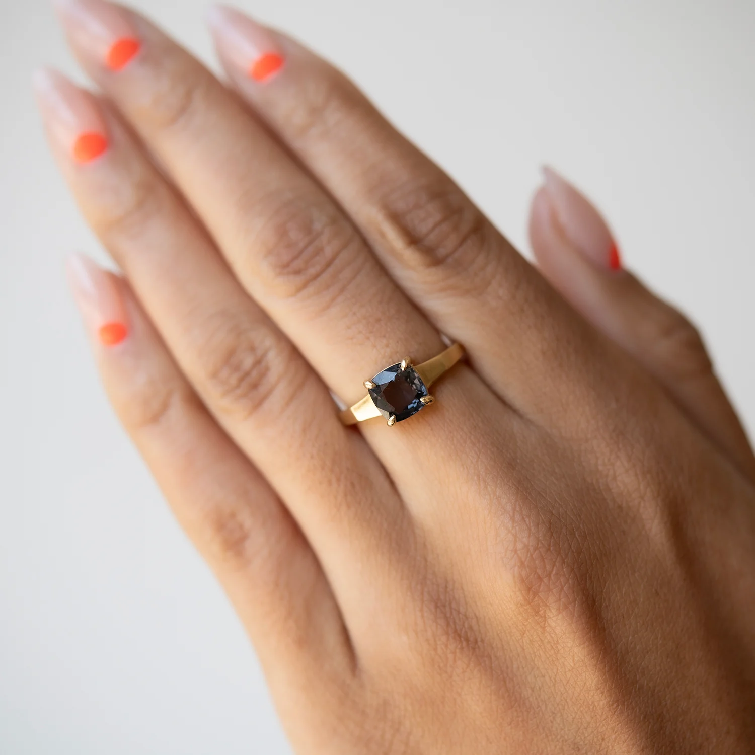 Dark Indigo Spinel Ring - Image 2