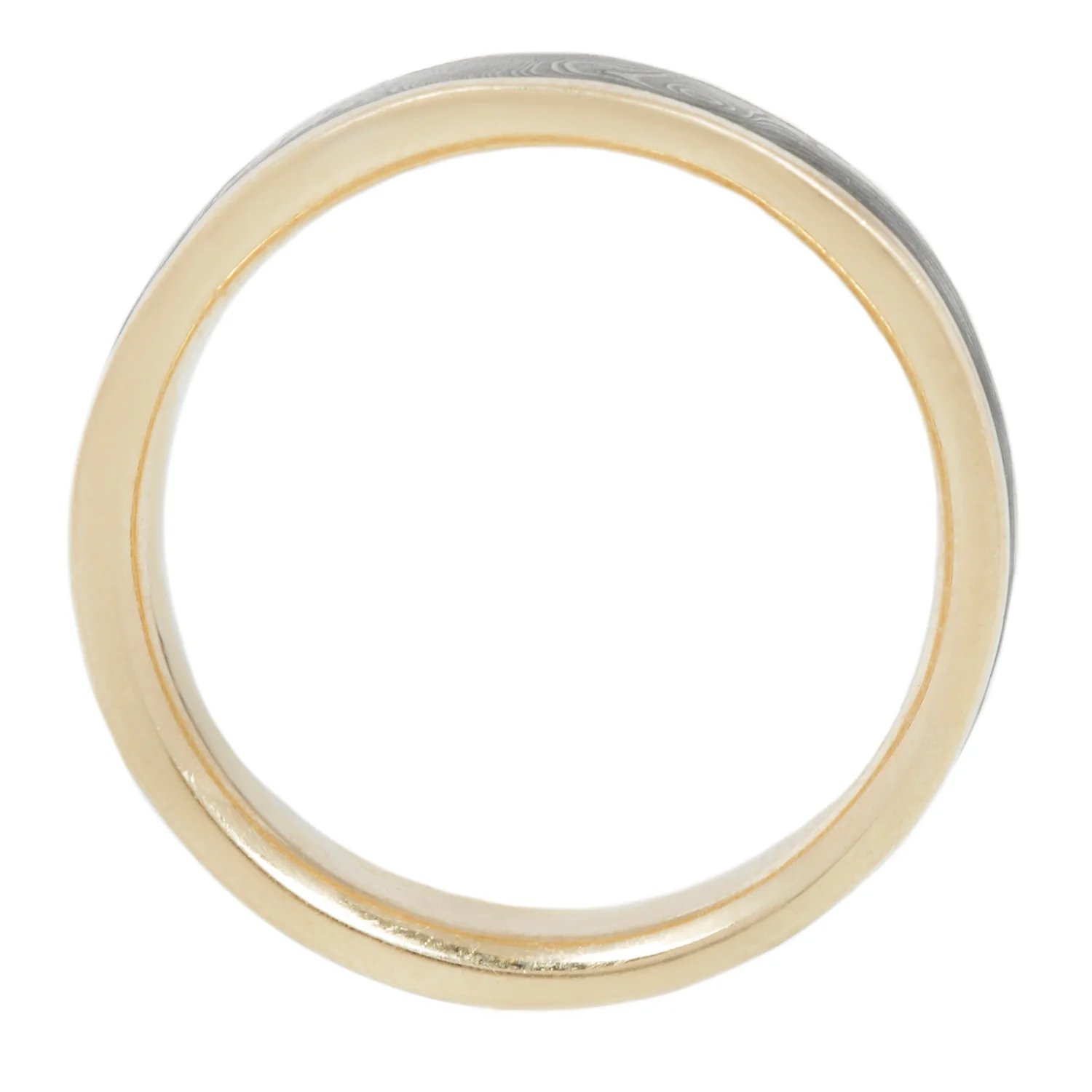 Twist Steel Gold Band - Image 3