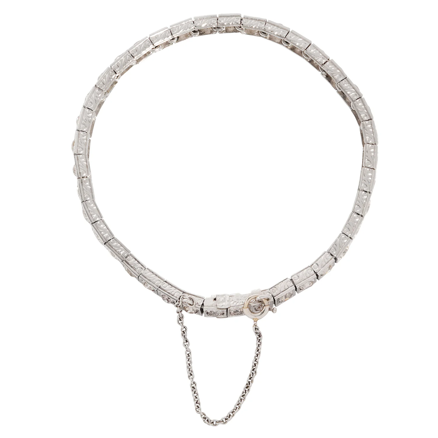 Deco Diamond Tennis Bracelet - Image 4