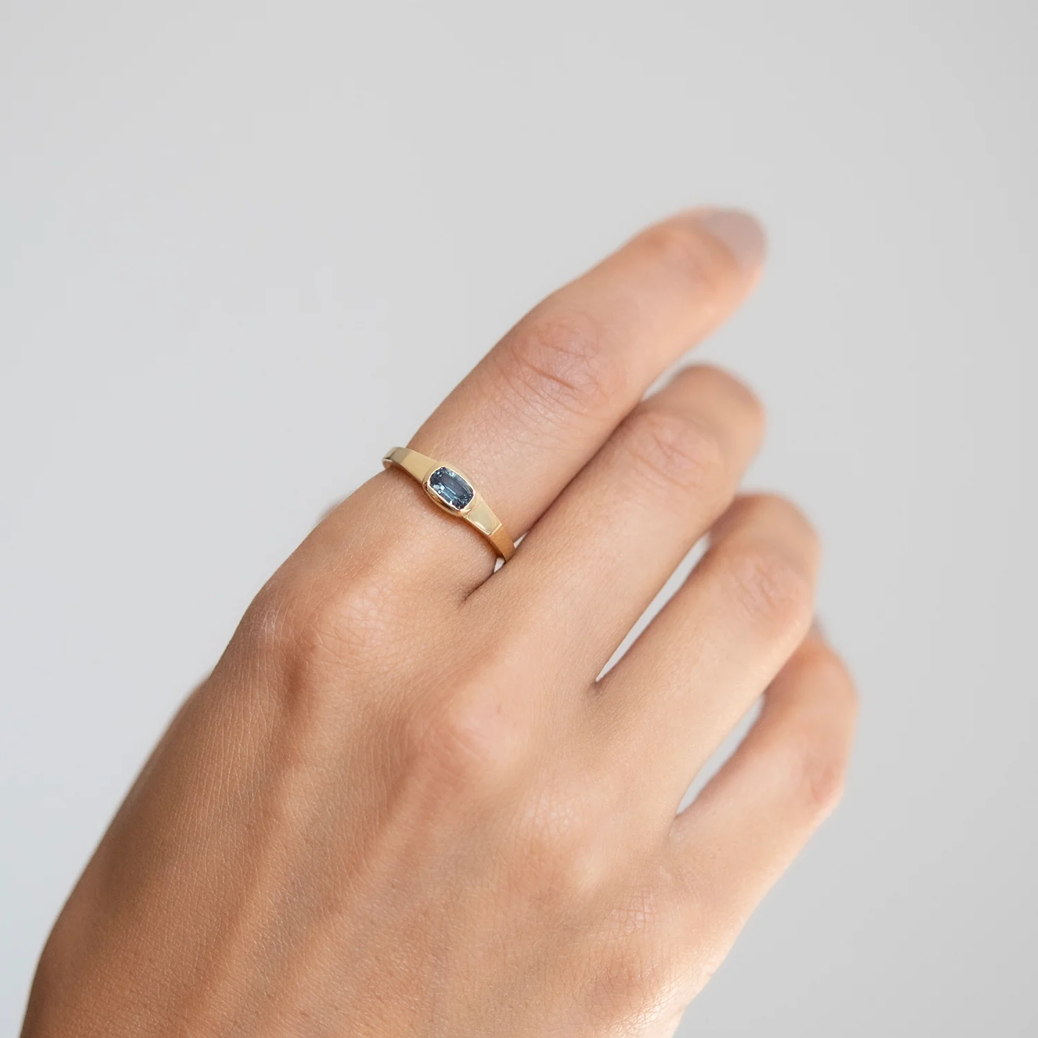 Denim Blue Mojave Ring - Image 2