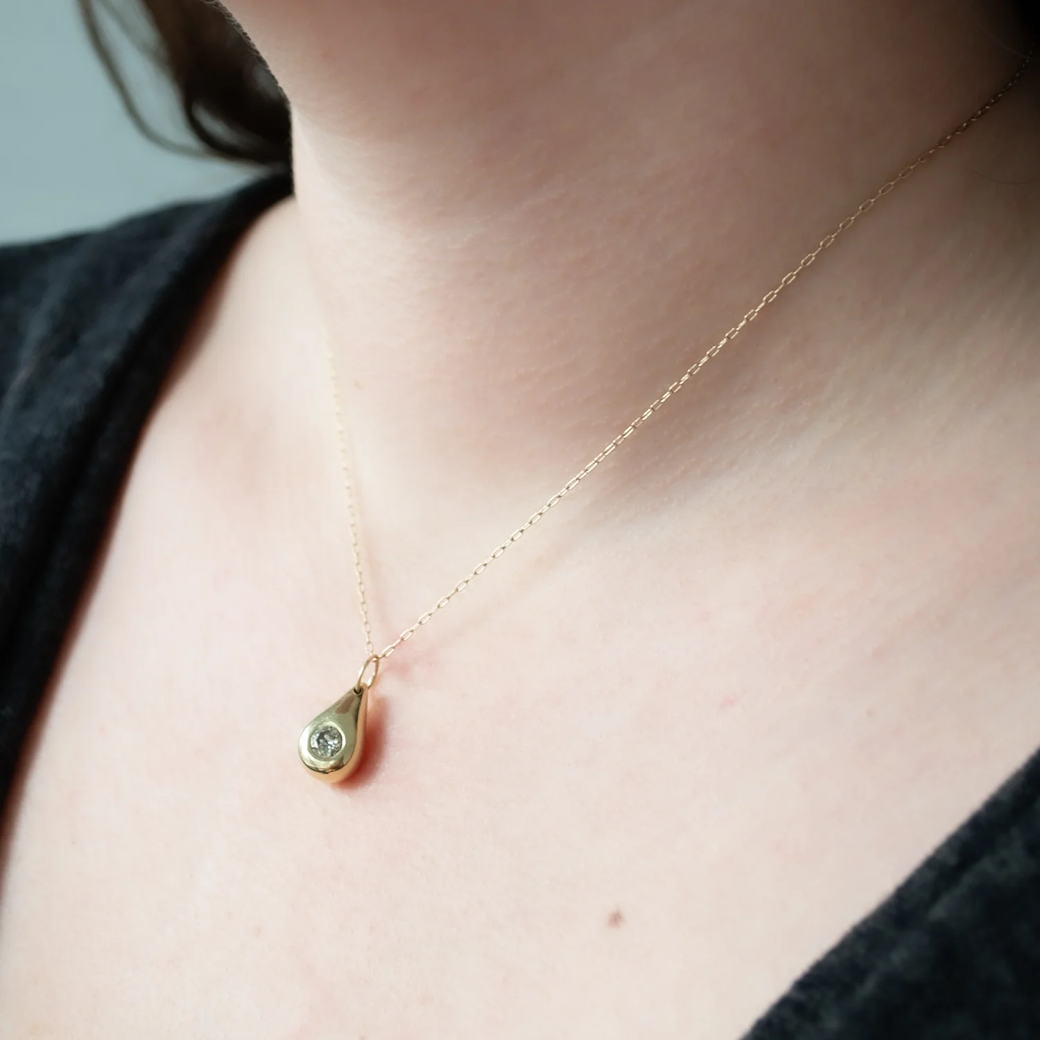 Diamond Ball Necklace - Image 2
