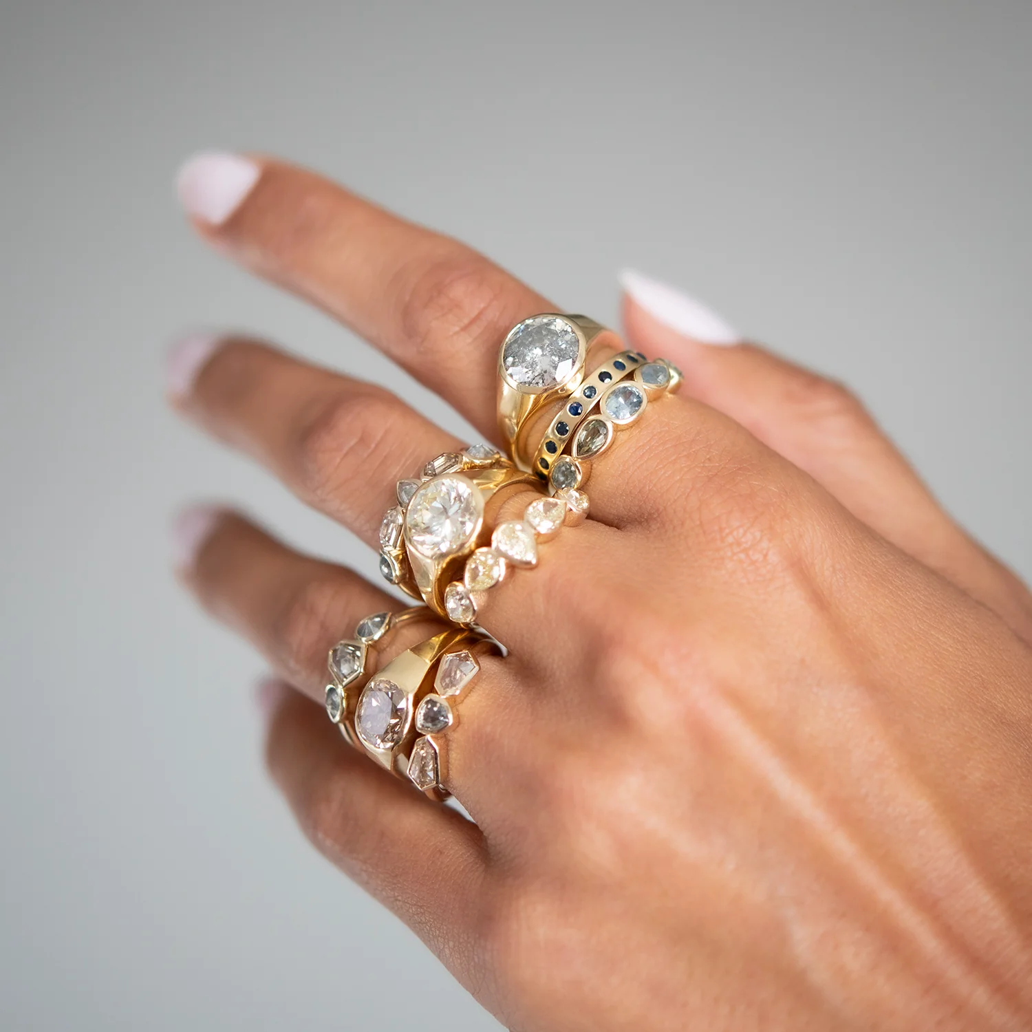 Diamond Beacon Signet Ring - Image 6
