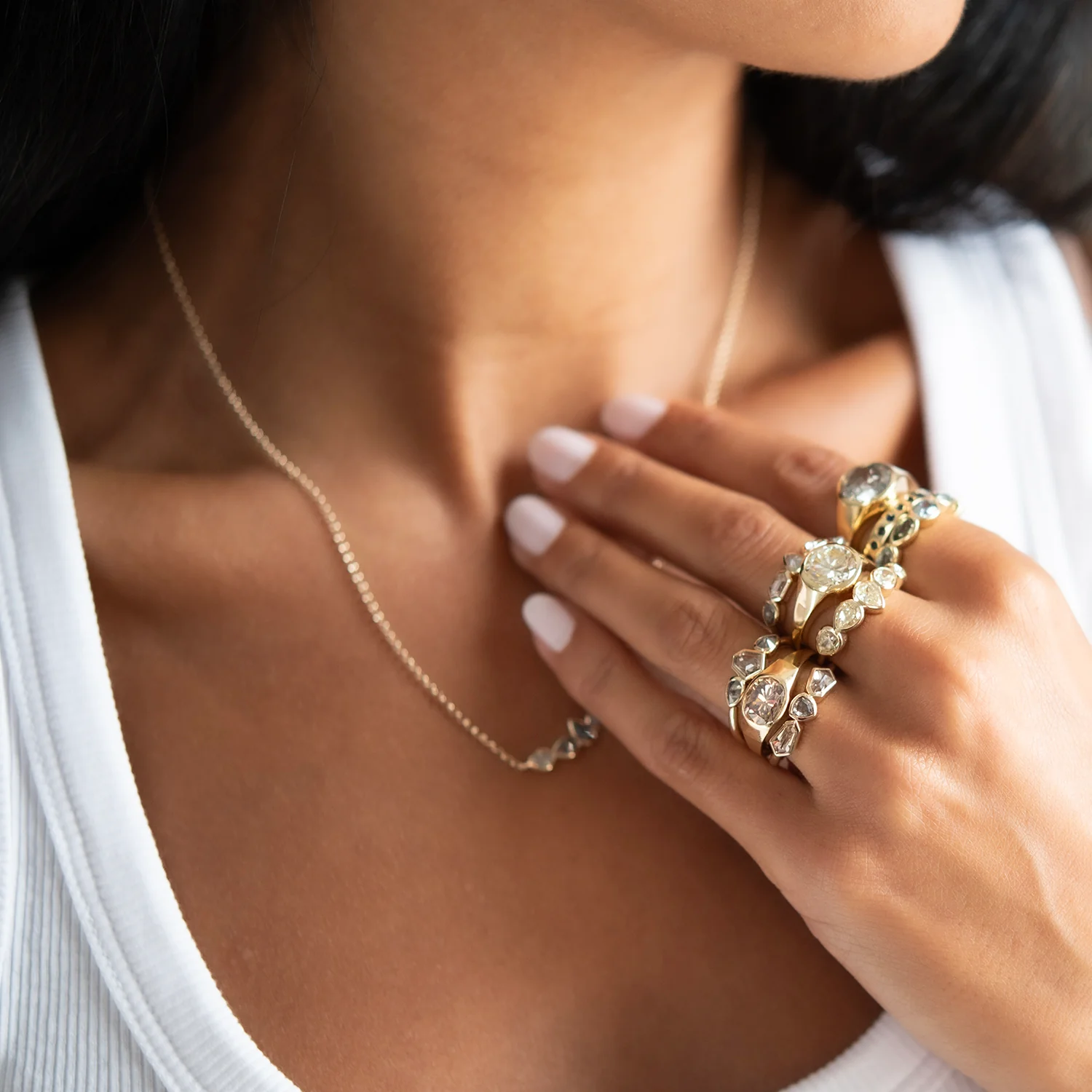 Diamond Beacon Signet Ring - Image 7