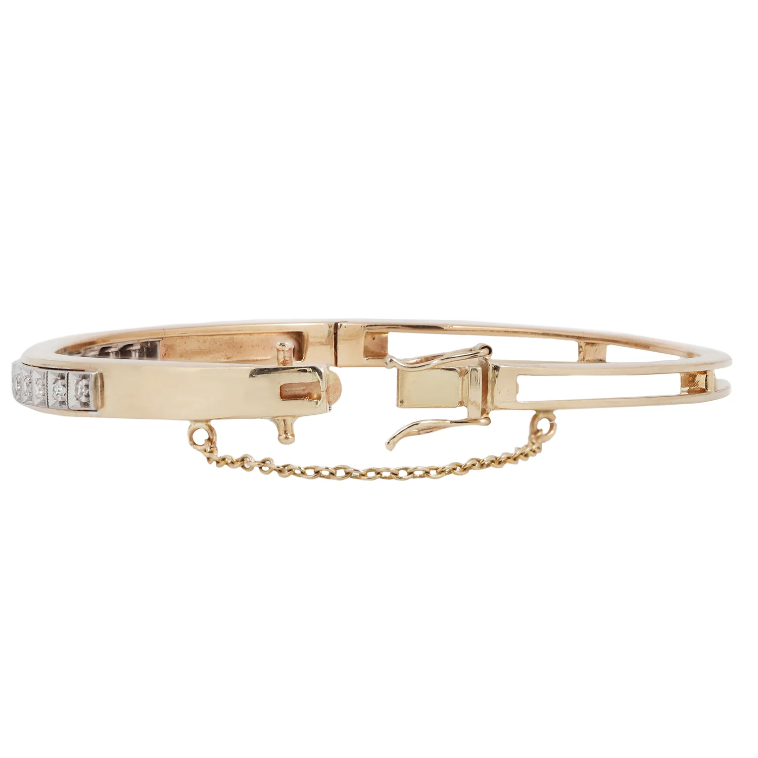Diamond Block Bangle - Image 3