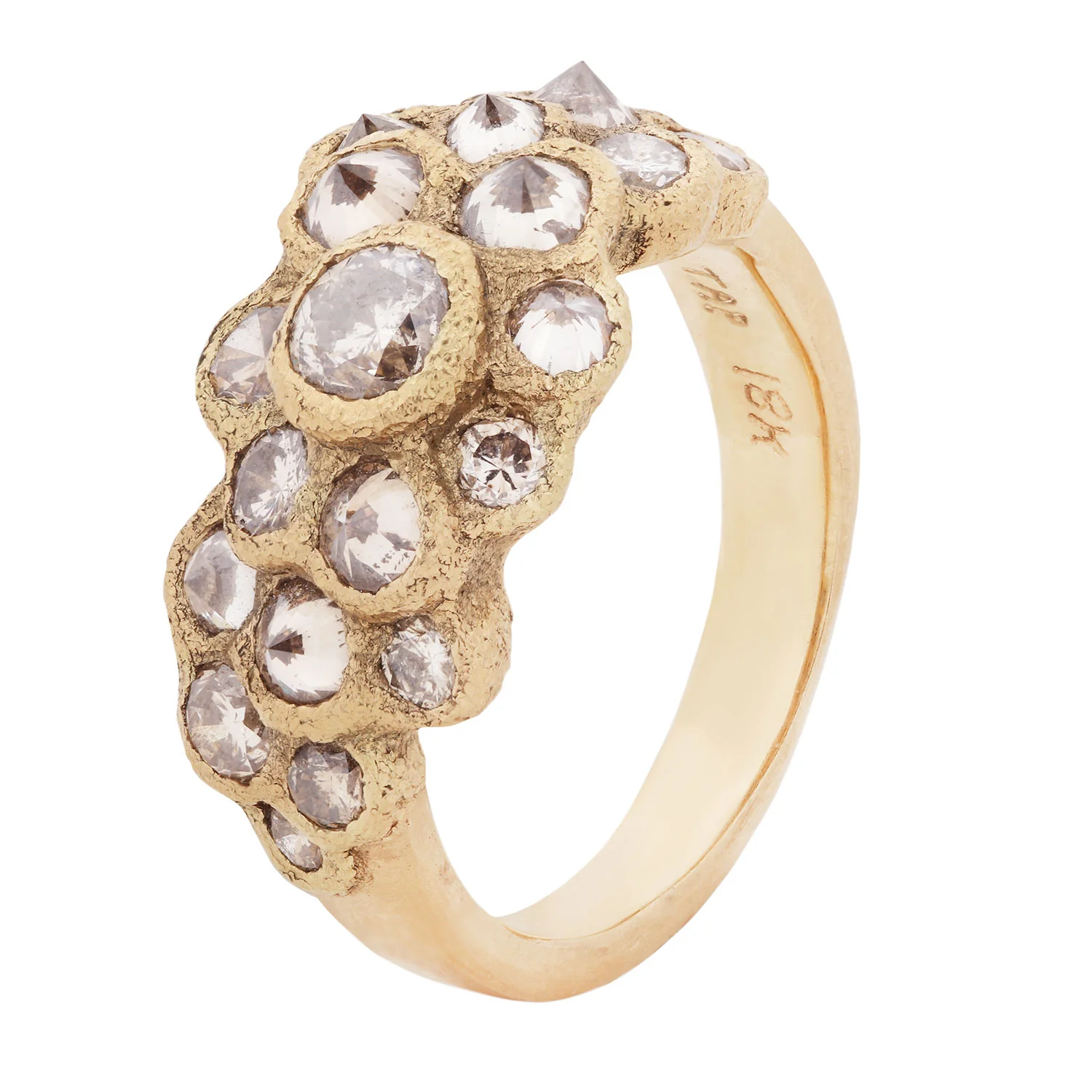 Diamond Bloom Cluster Ring - Image 5