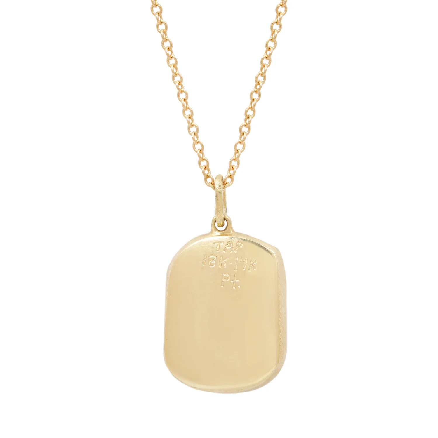 Diamond Cluster Frame Necklace - Image 3