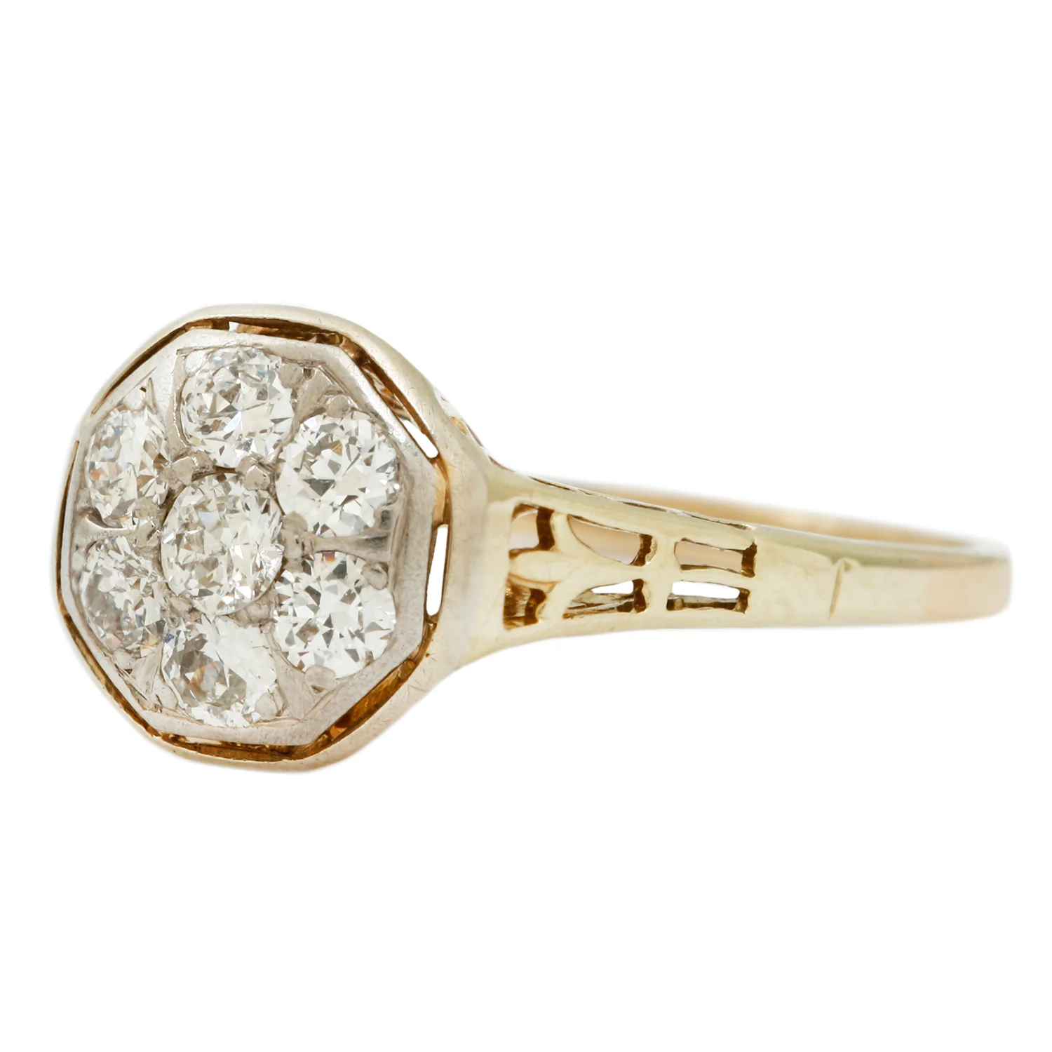 Diamond Daisy Ring - Image 3