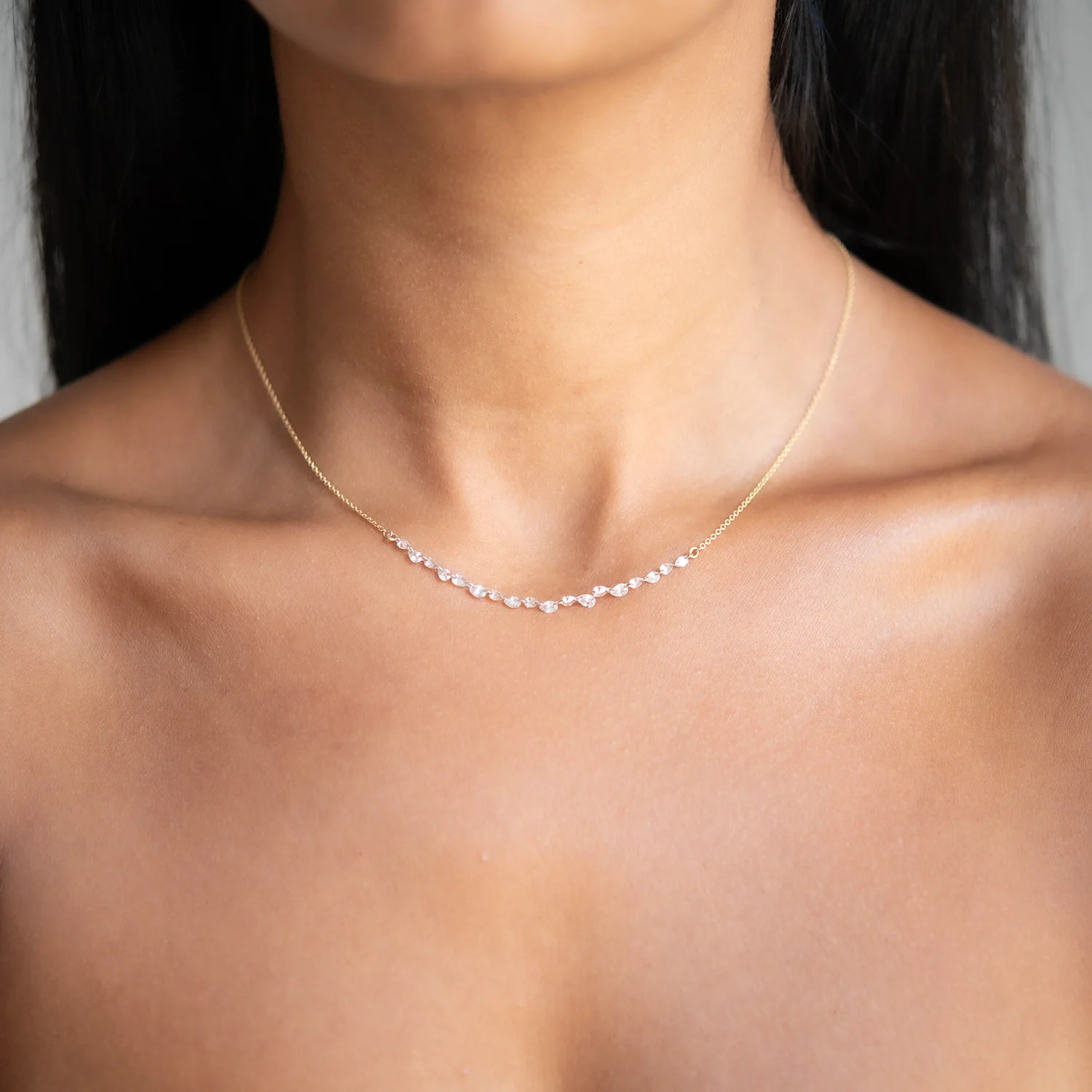 Diamond Inline Necklace - Image 2