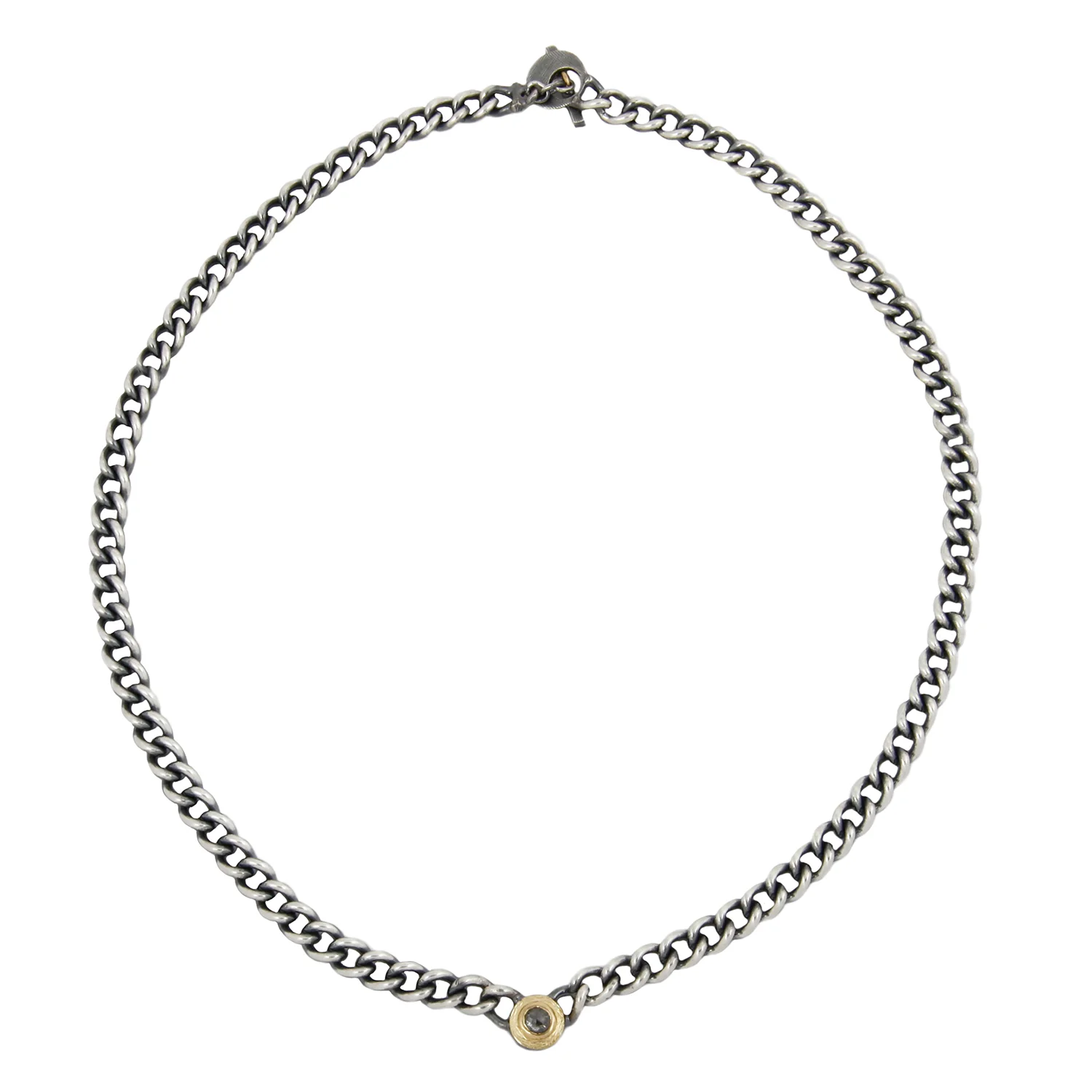 Diamond Link Necklace - Image 3