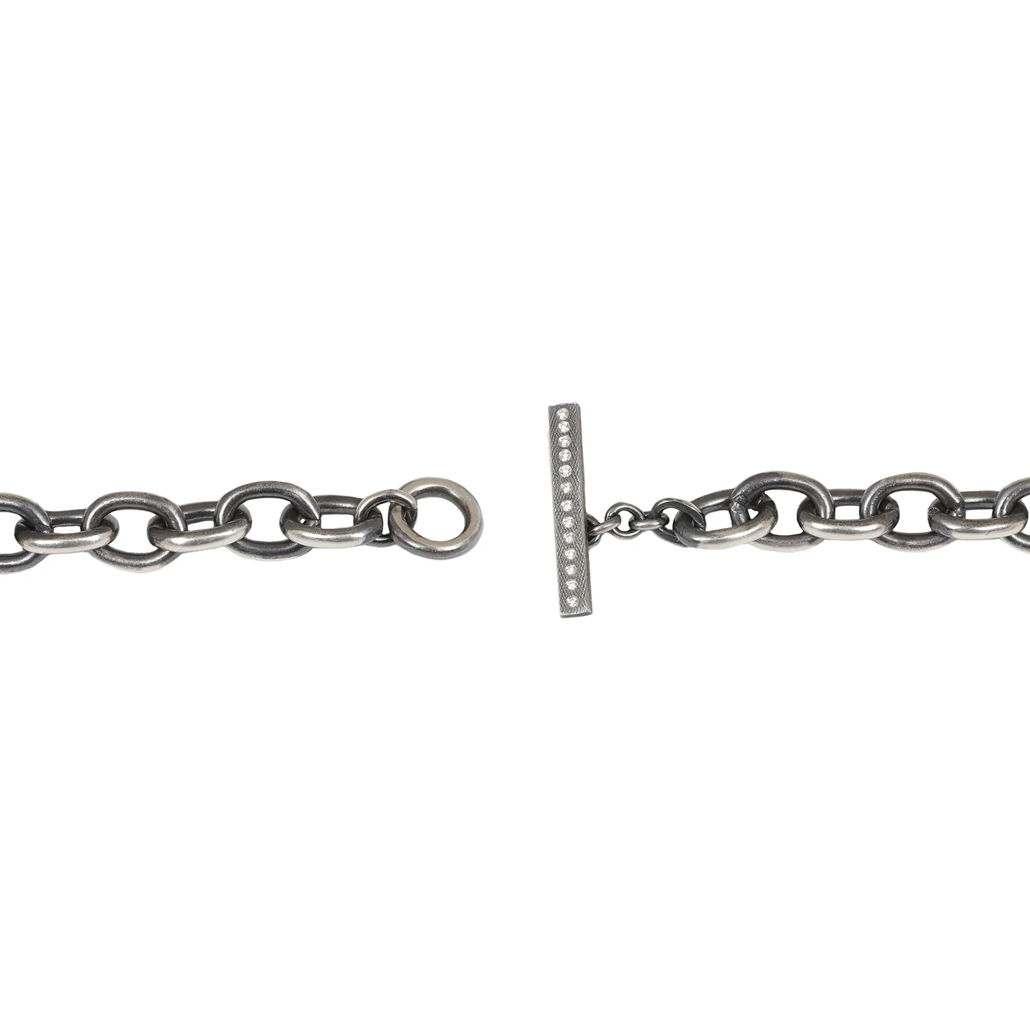 Diamond Toggle Curb Bracelet - Image 3