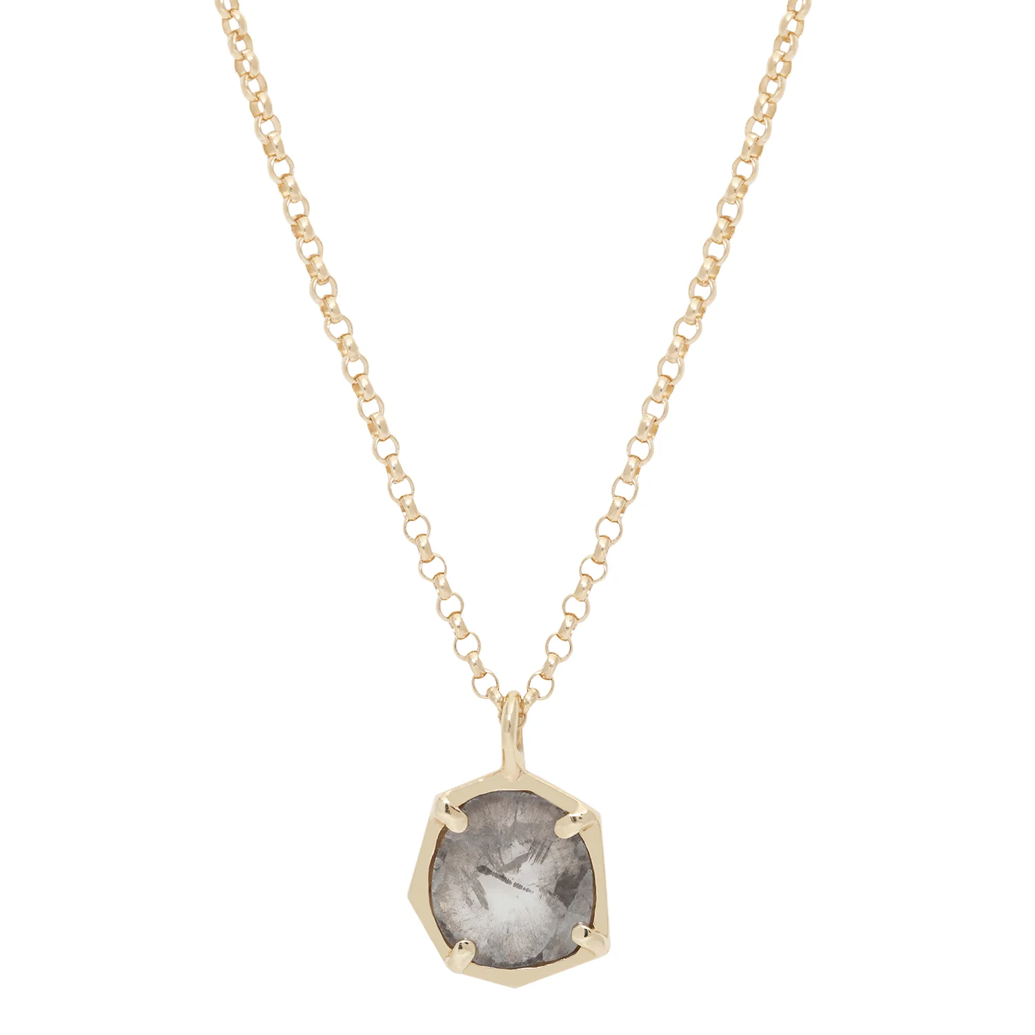 Diamond Slice Geo Necklace - Image 3