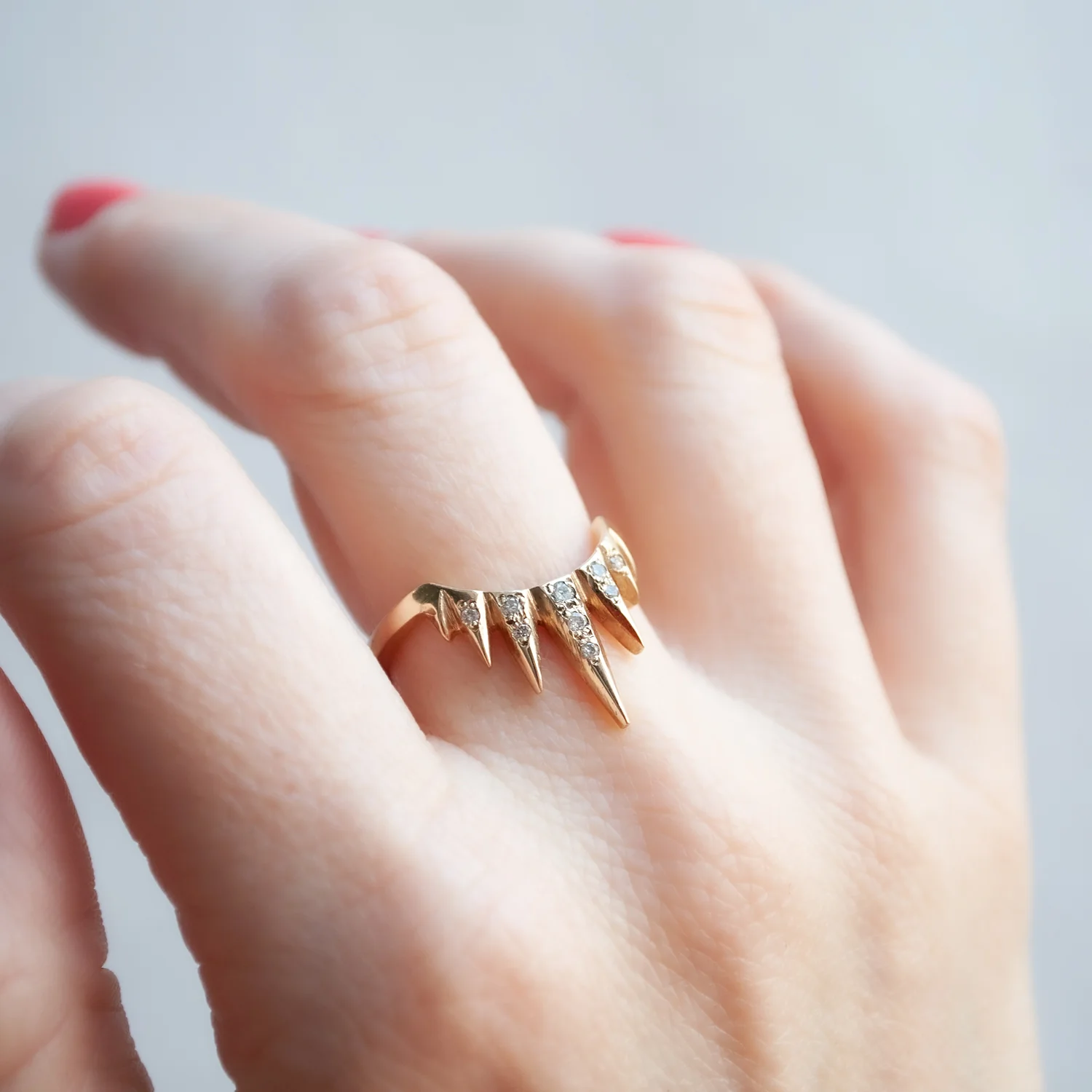Diamond Spike Nesting Ring - Image 2