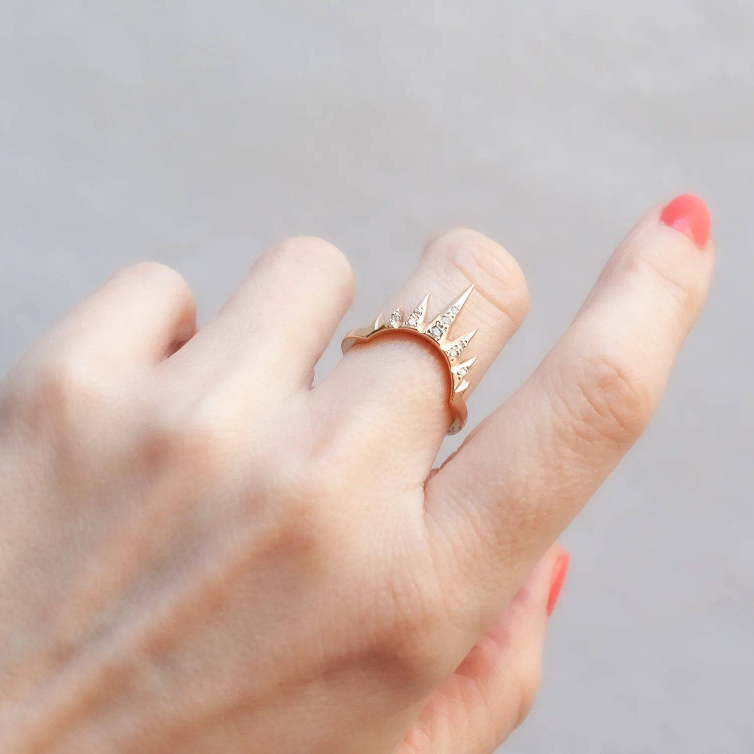 Diamond Spike Nesting Ring - Image 7