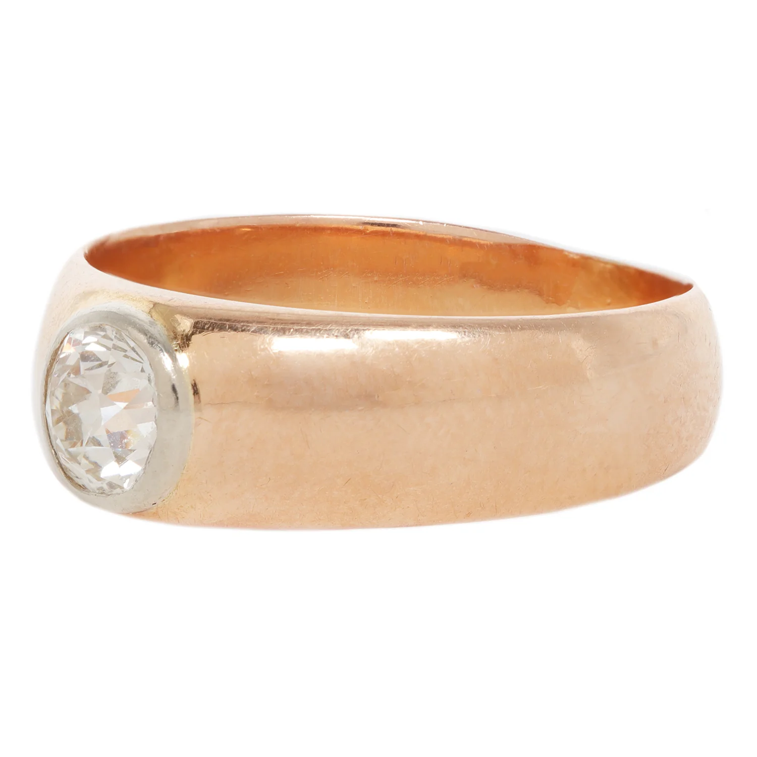 Diamond Temple Solitaire Ring - Image 3