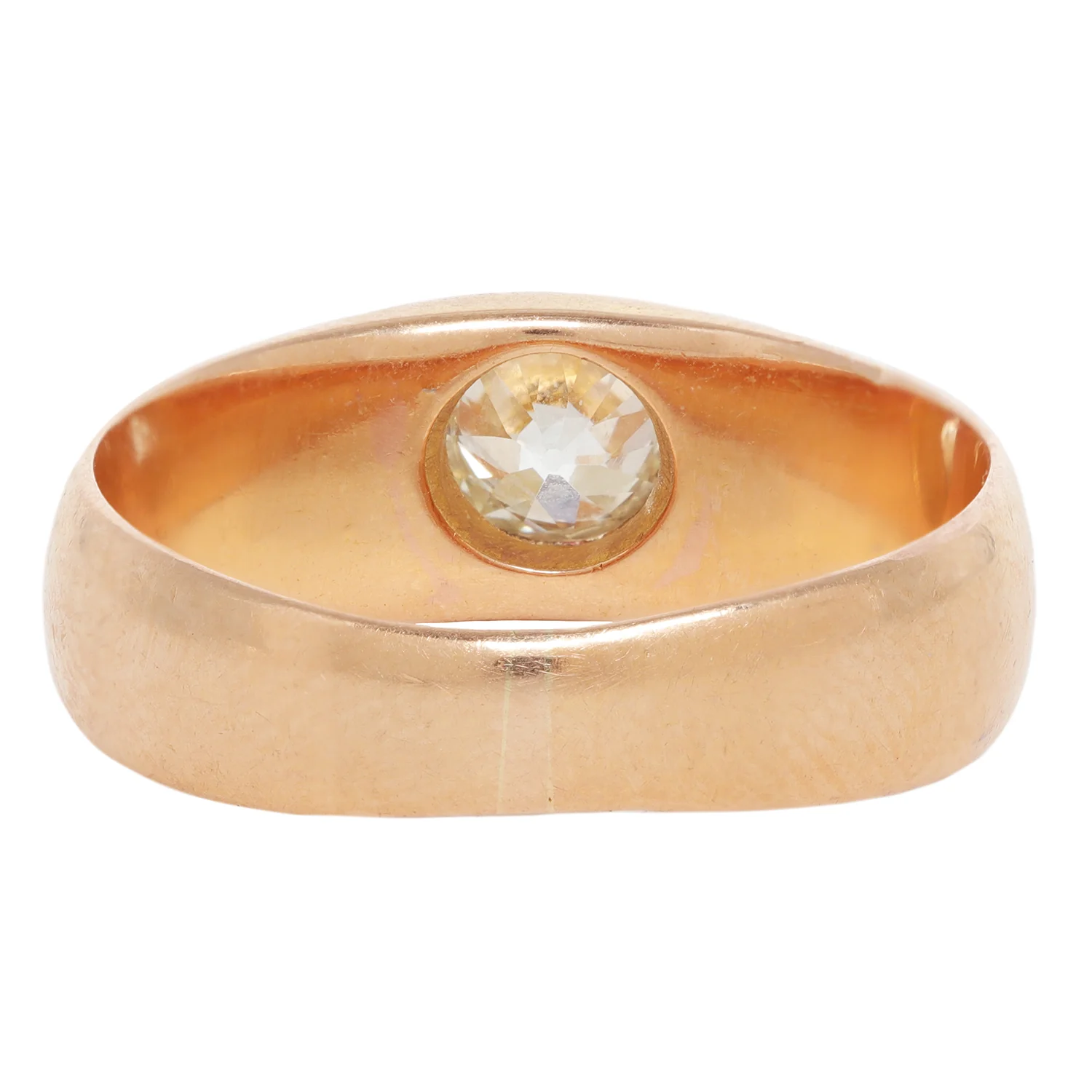 Diamond Temple Solitaire Ring - Image 4
