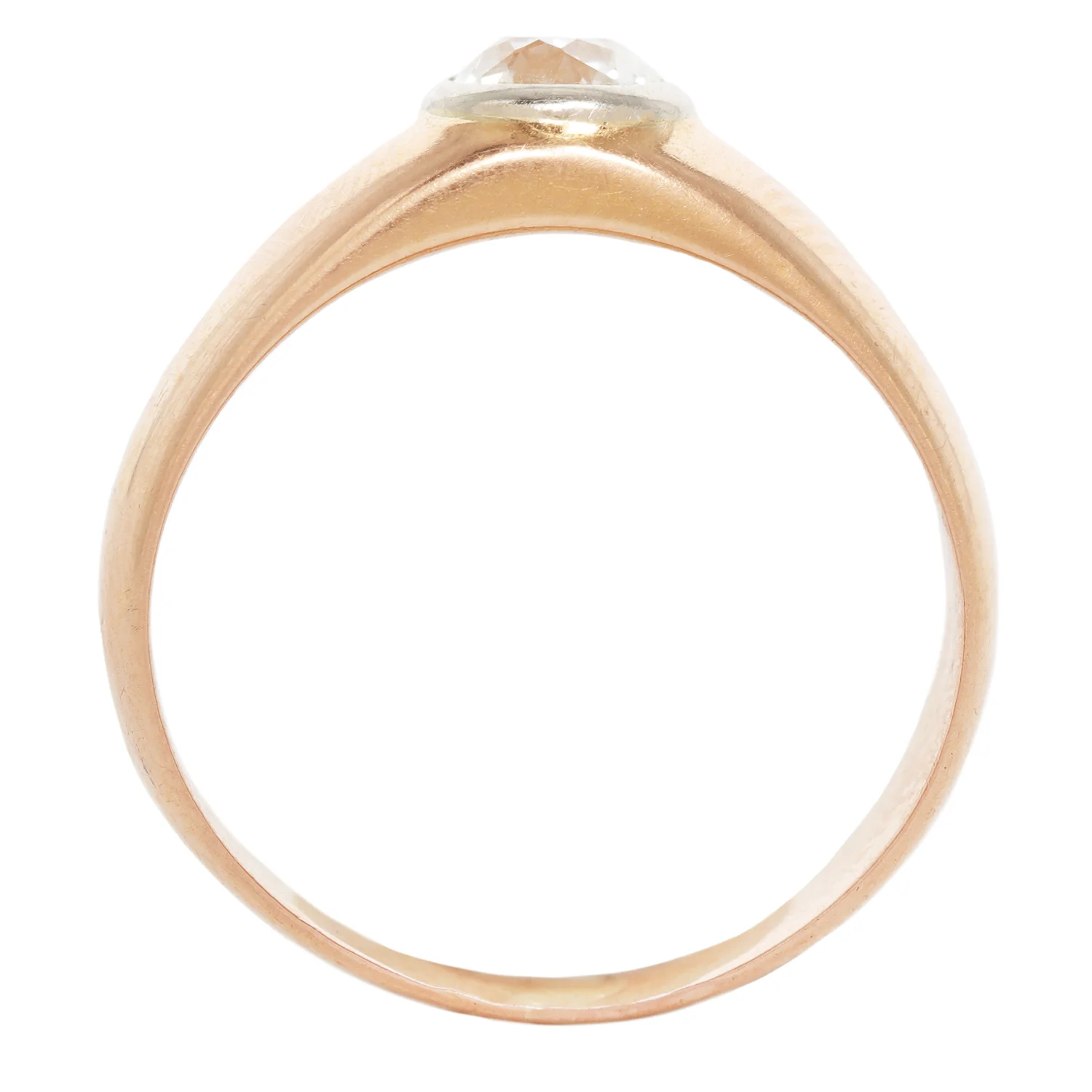 Diamond Temple Solitaire Ring - Image 5
