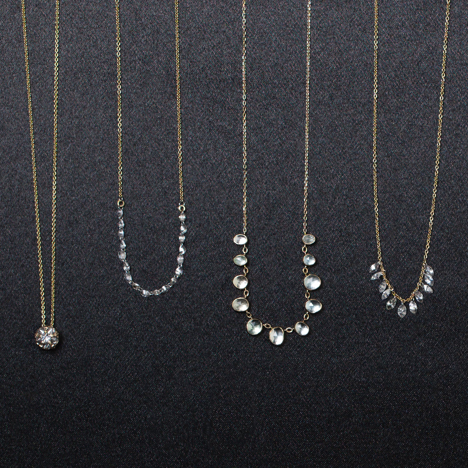 Marquise Eleven Diamond Necklace - Image 4