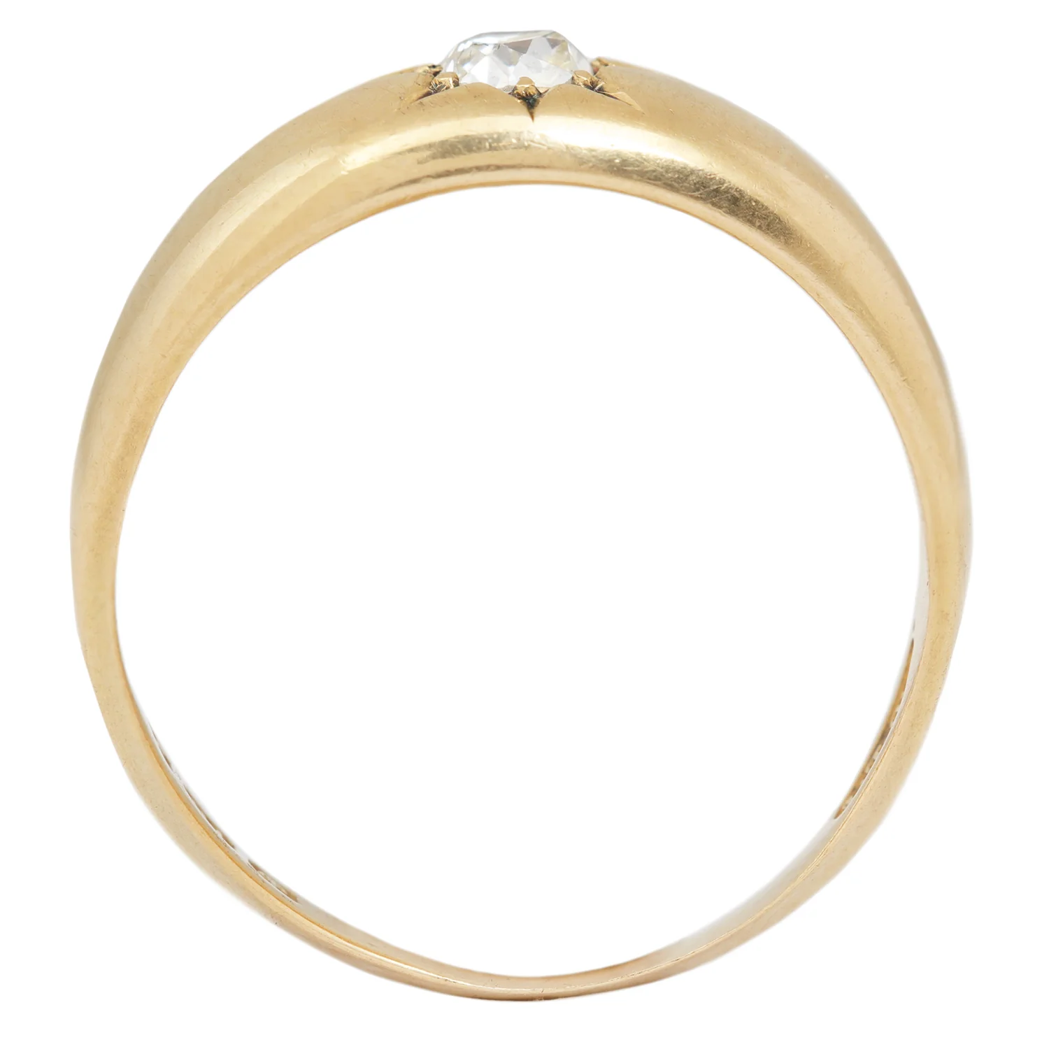 Domed Diamond Star Ring - Image 5
