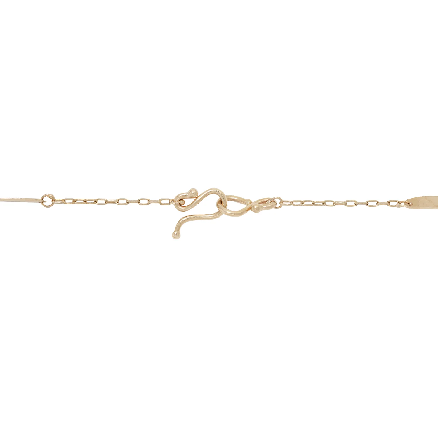 Double Cross Gold Necklace - Image 3