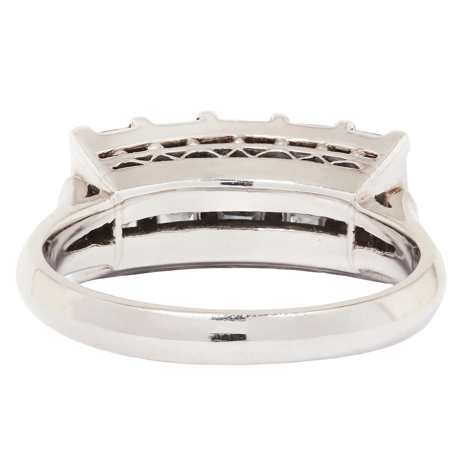 Double Row Diamond Deco Ring - Image 4