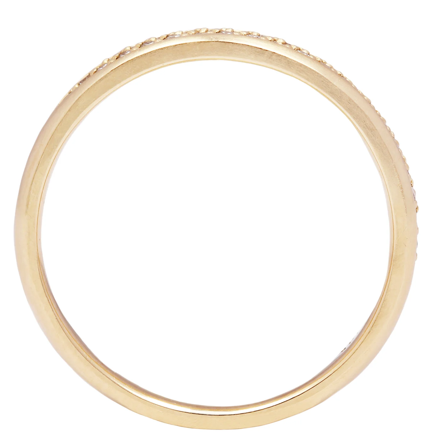 Double Row Half Eternity Band - Image 4