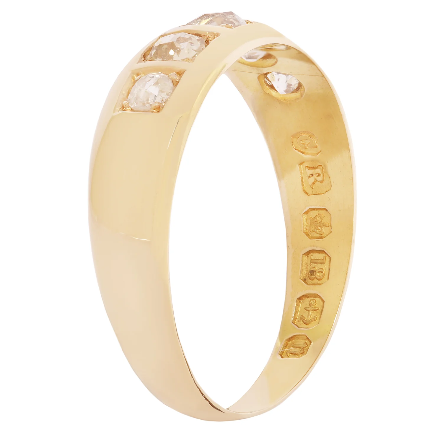 Edwardian Diamond Line Ring - Image 5