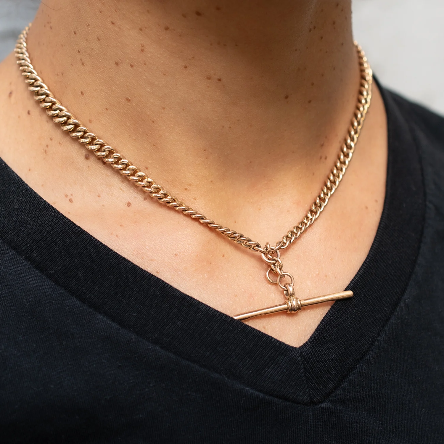 Edwardian Gold Albert Chain - Image 2