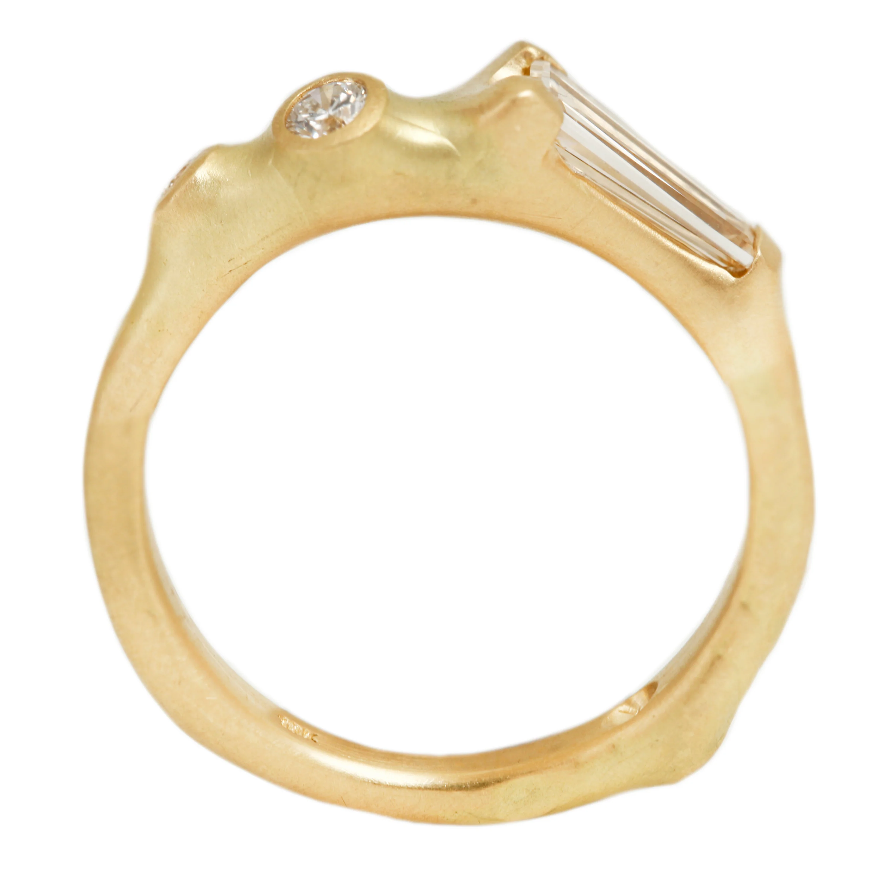 Elongated Diamond Stacker Ring - Image 4