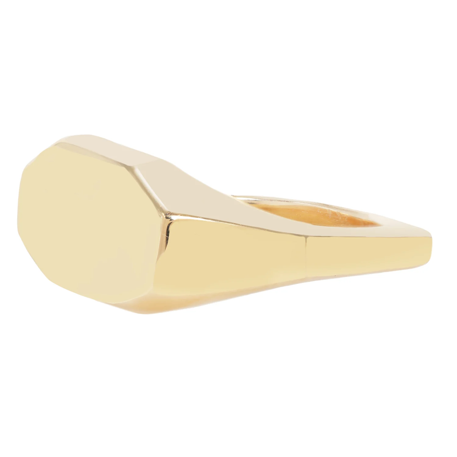 Elongated Geometric Signet Ring - Image 3