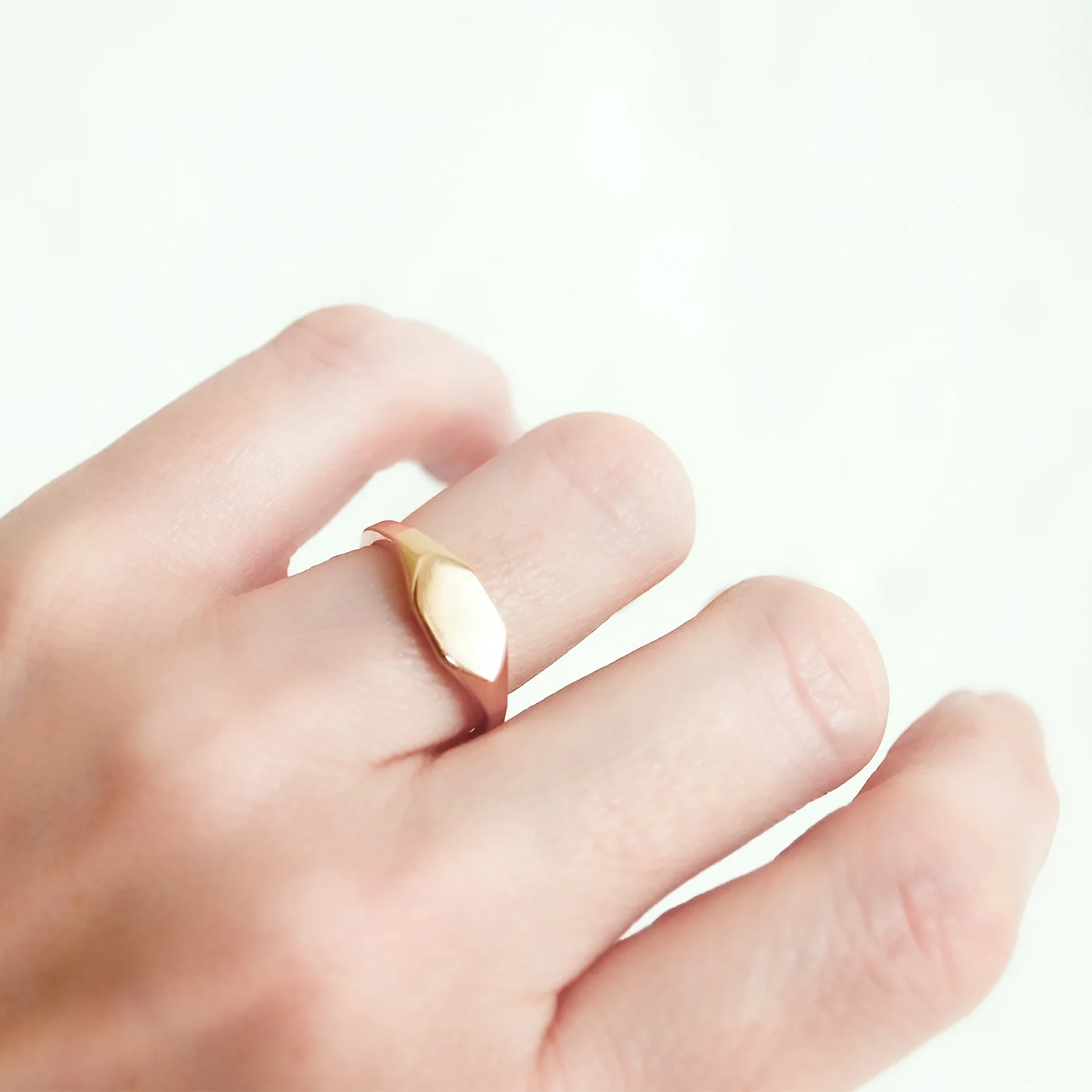 Elongated Summit Signet Ring - Image 2