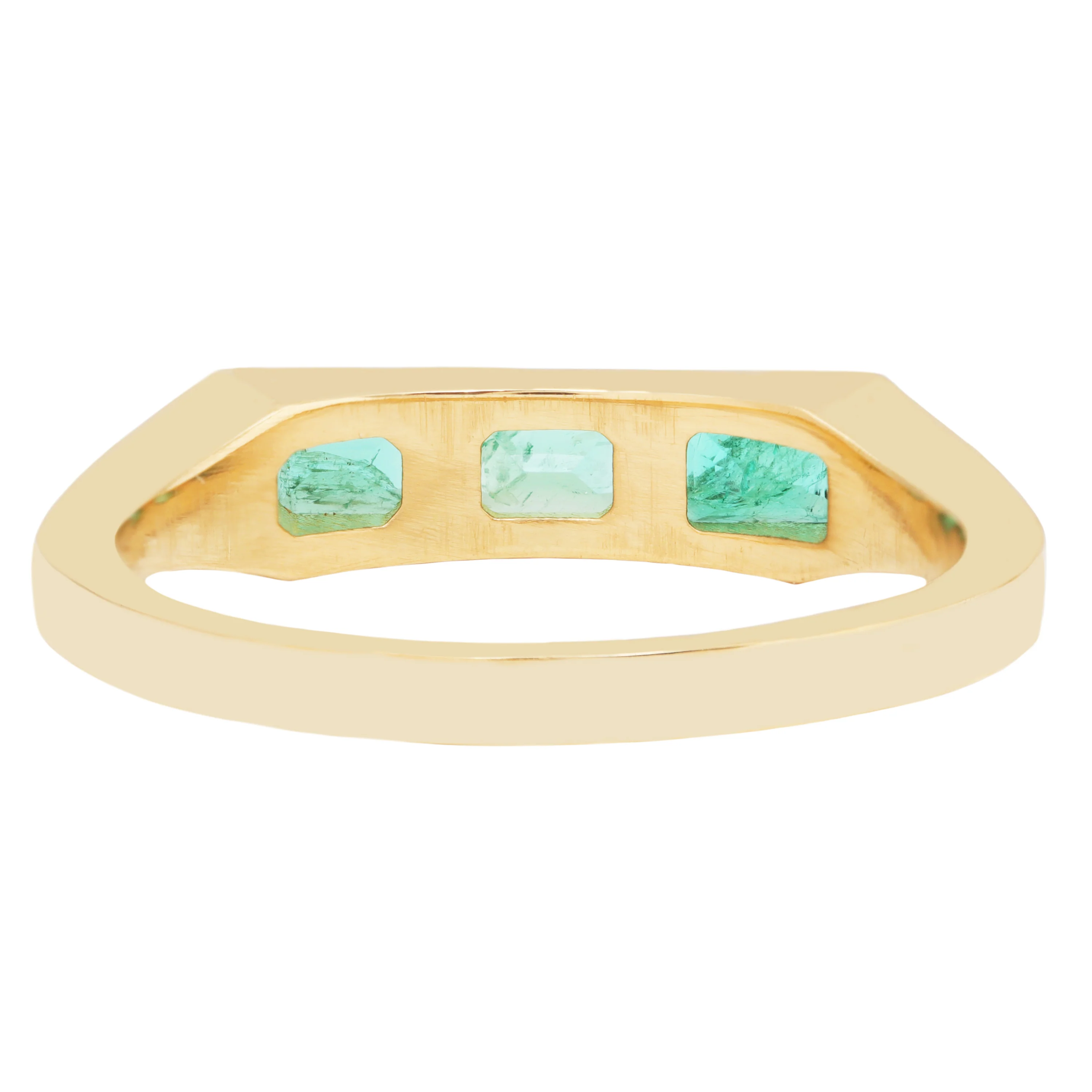 Emerald Guardian Bar Ring - Image 4