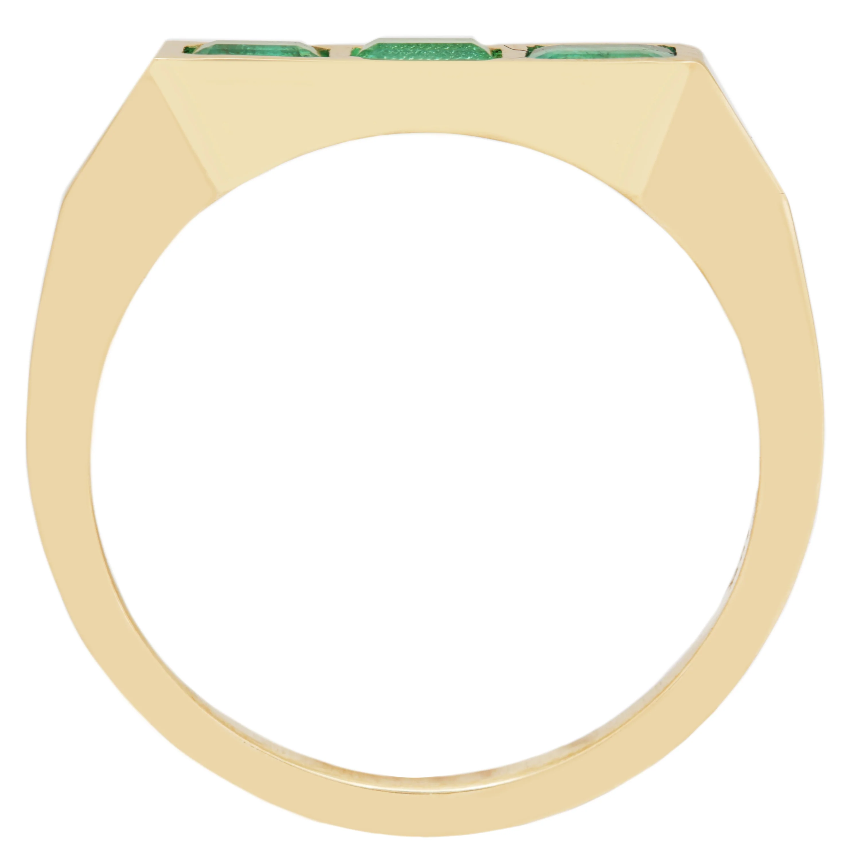 Emerald Guardian Bar Ring - Image 5