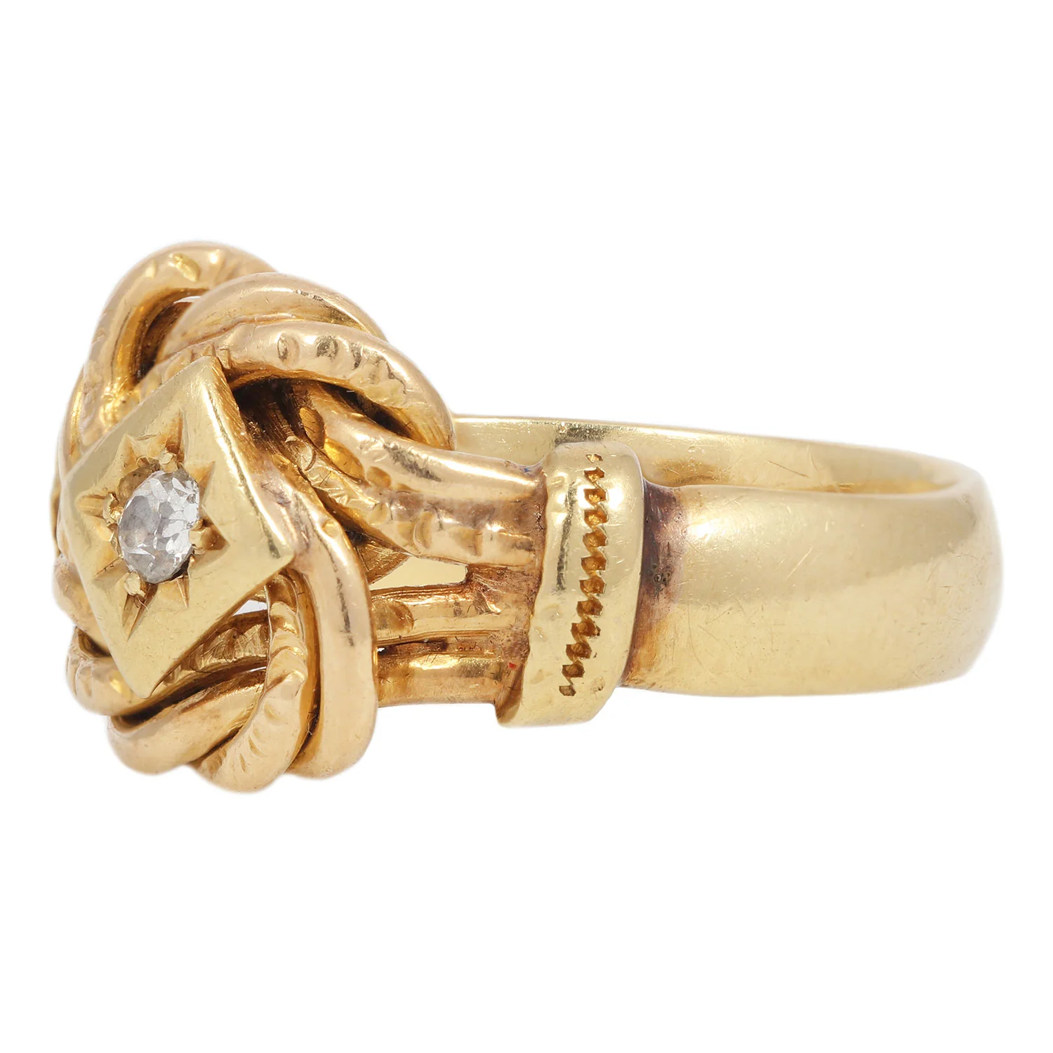 Emmaline Diamond Knot Ring - Image 3