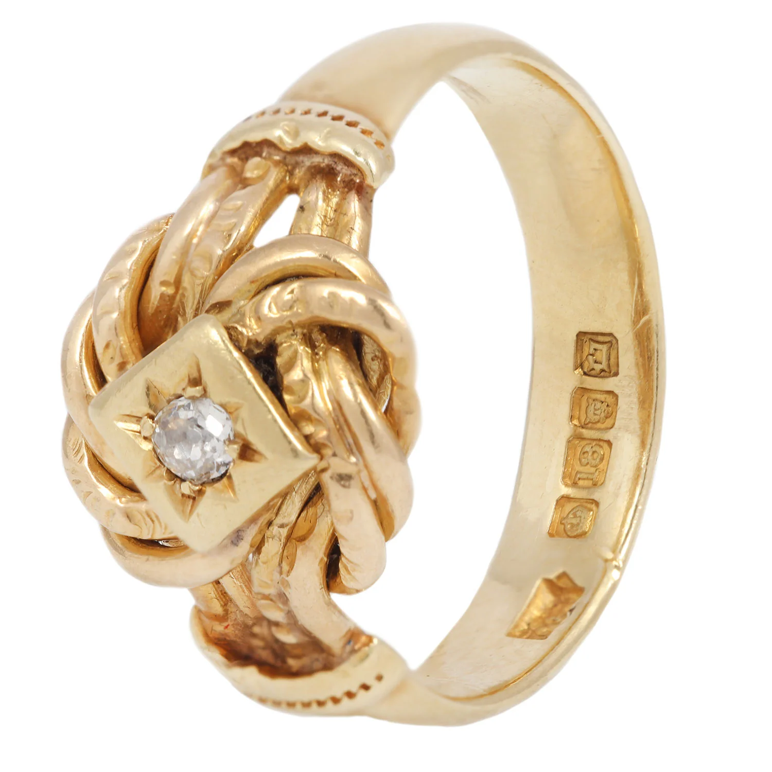 Emmaline Diamond Knot Ring - Image 5