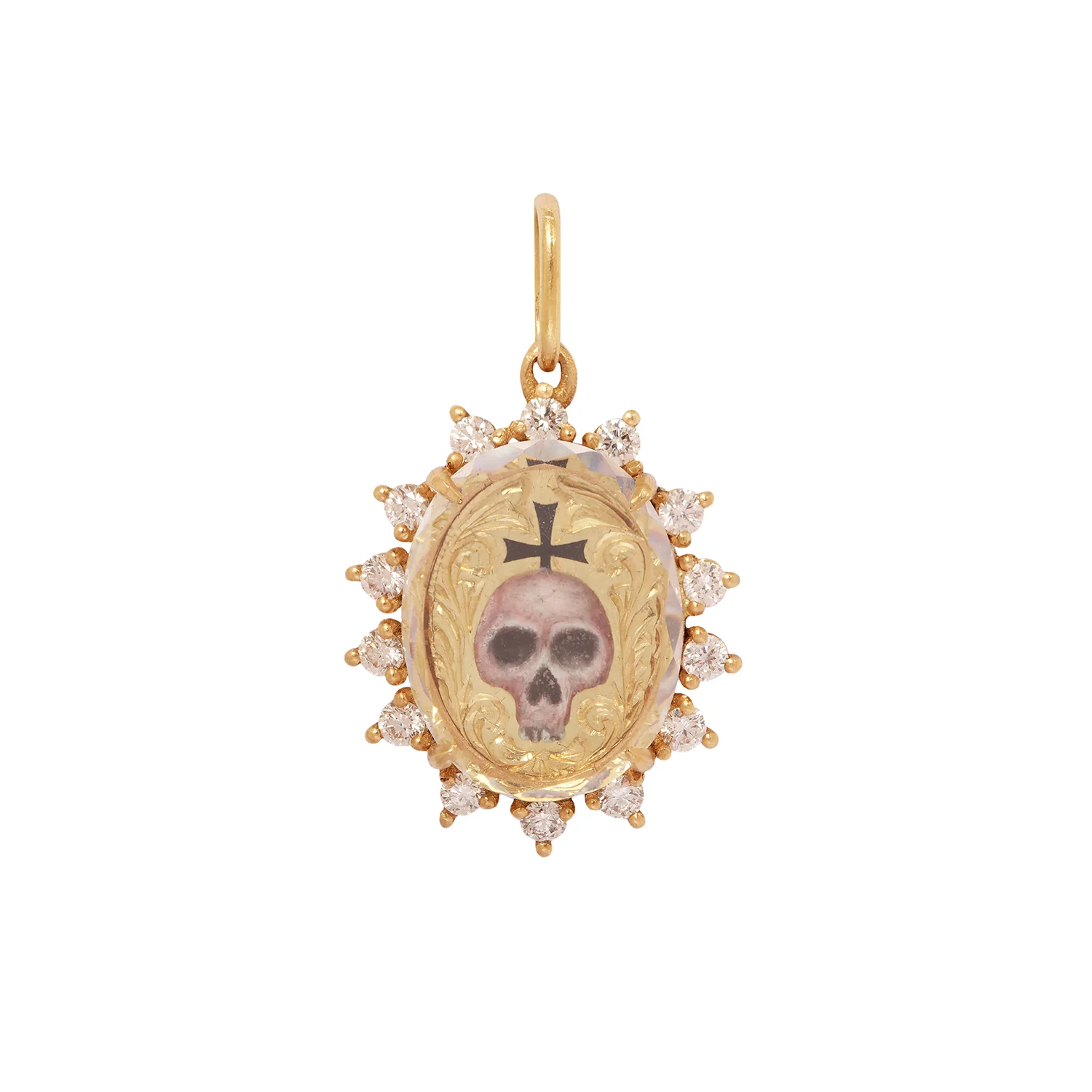 Enamel Skull Charm - Image 3
