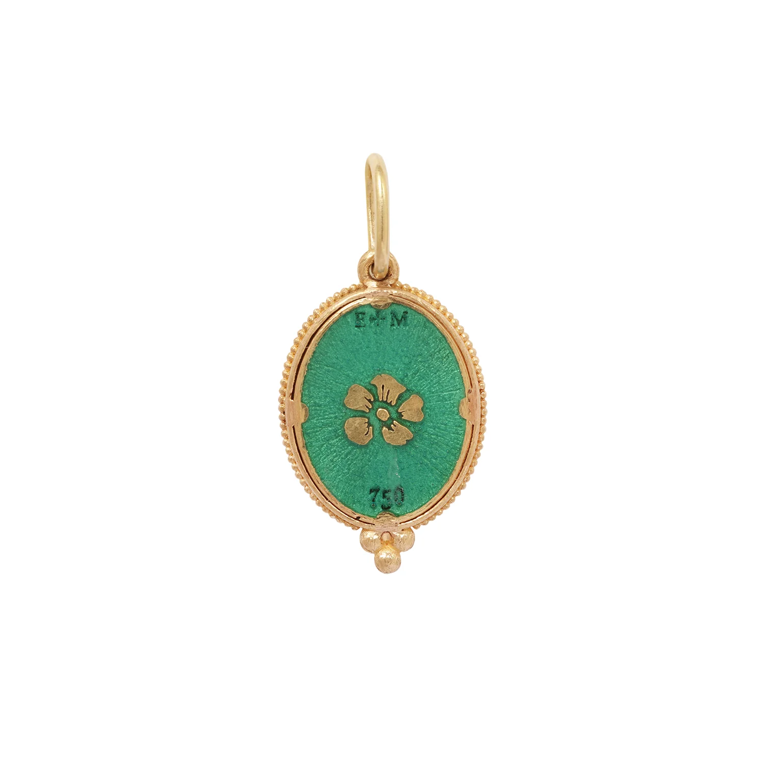 Enameled Moon & Diamond Charm - Image 4