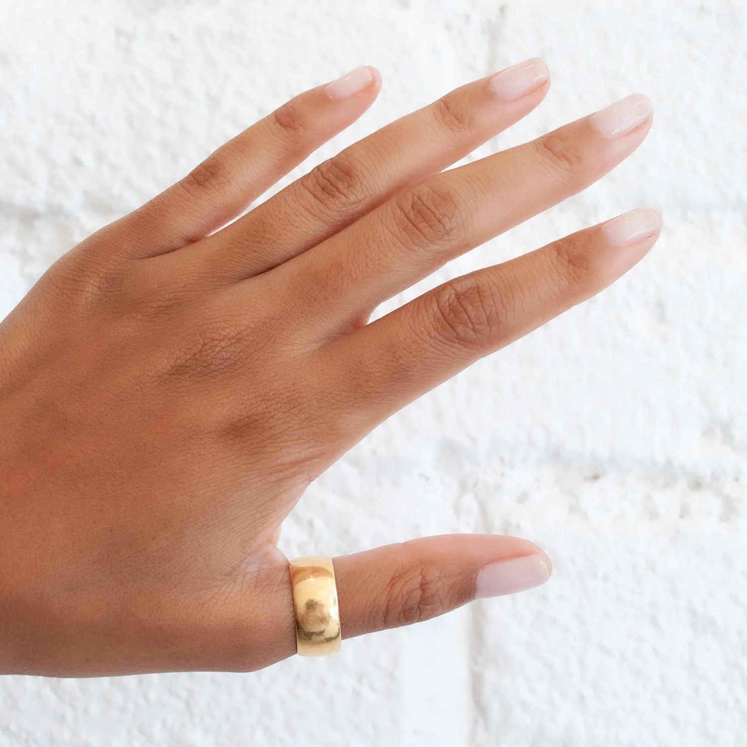Extra Wide Gold Band - Image 2