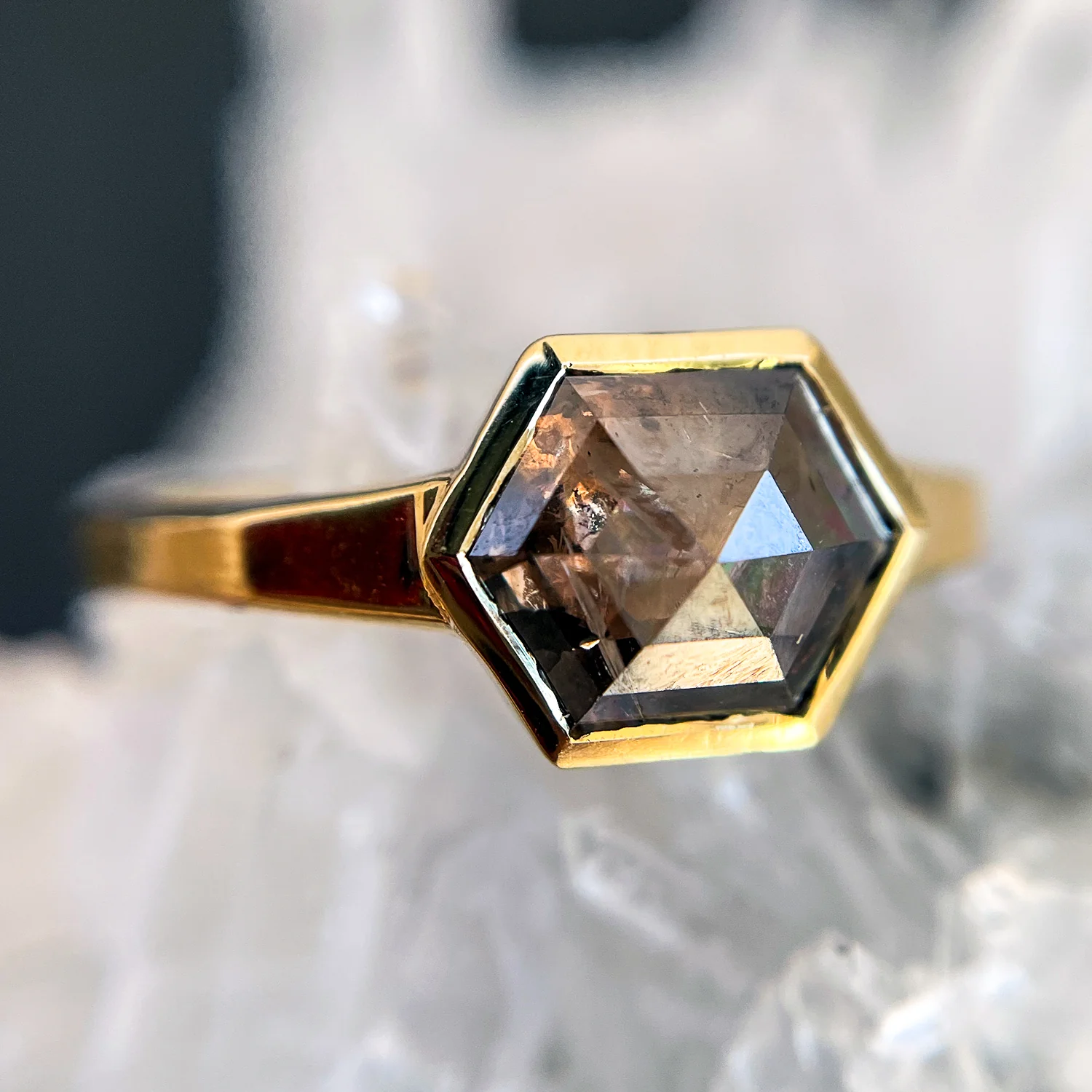 Eye of Horus Diamond Ring - Image 7