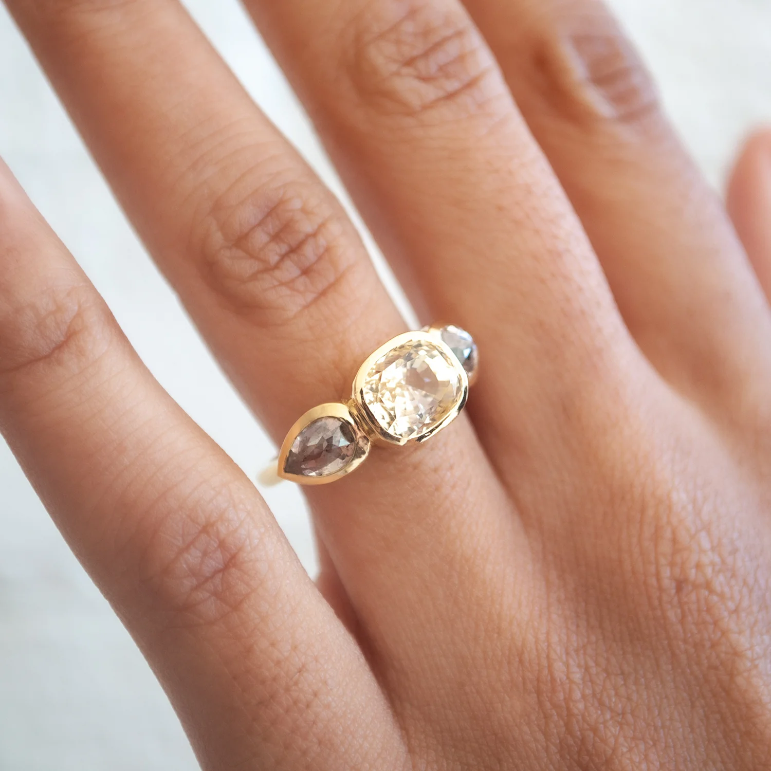 Eyes of Athena Sapphire Ring - Image 2