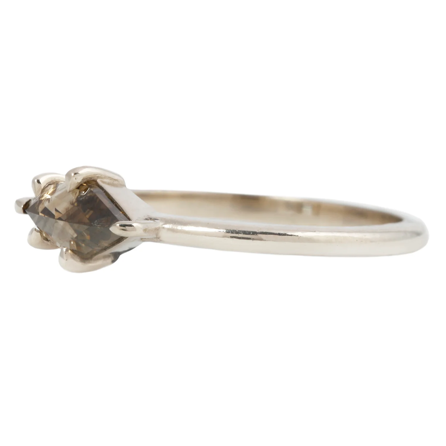 Fancy Brown Diamond Solitaire - Image 3