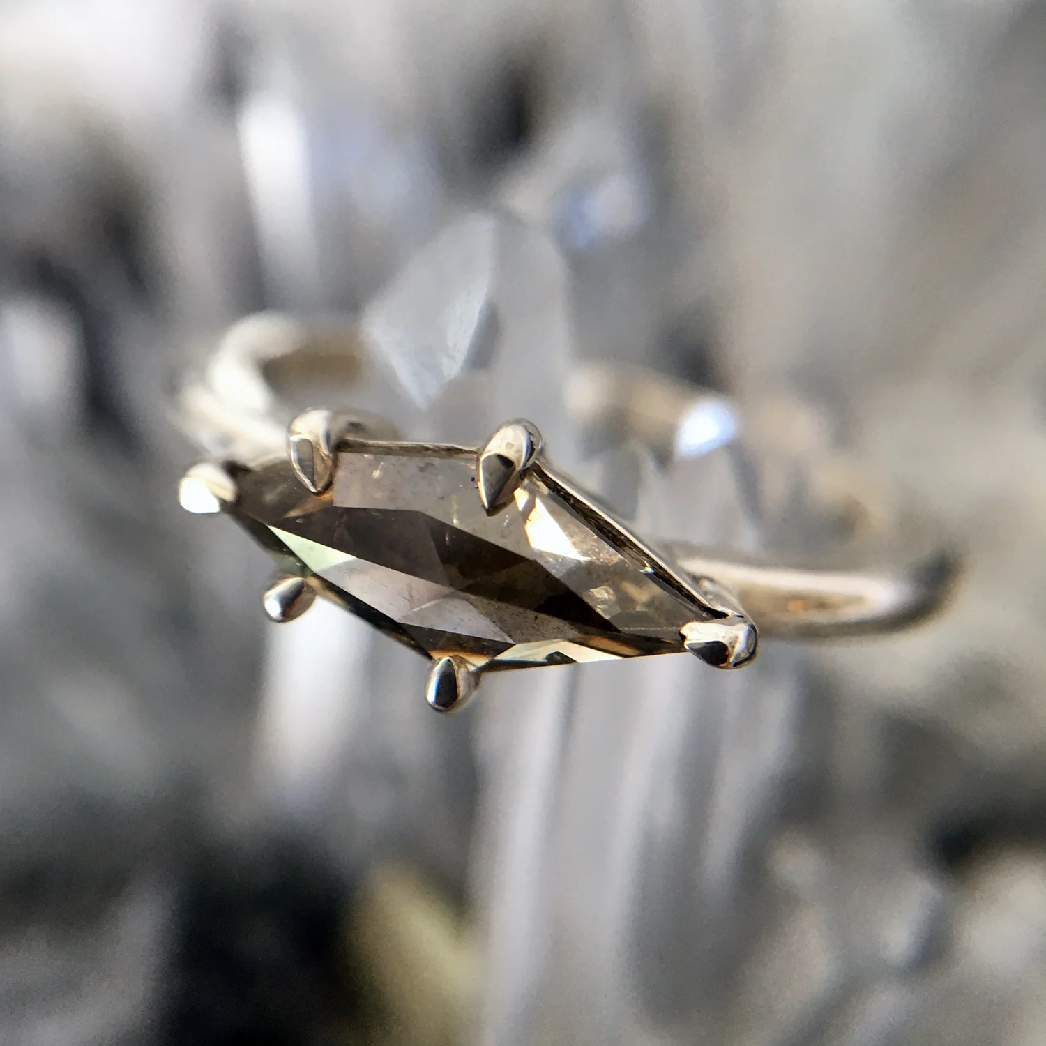 Fancy Brown Diamond Solitaire - Image 4