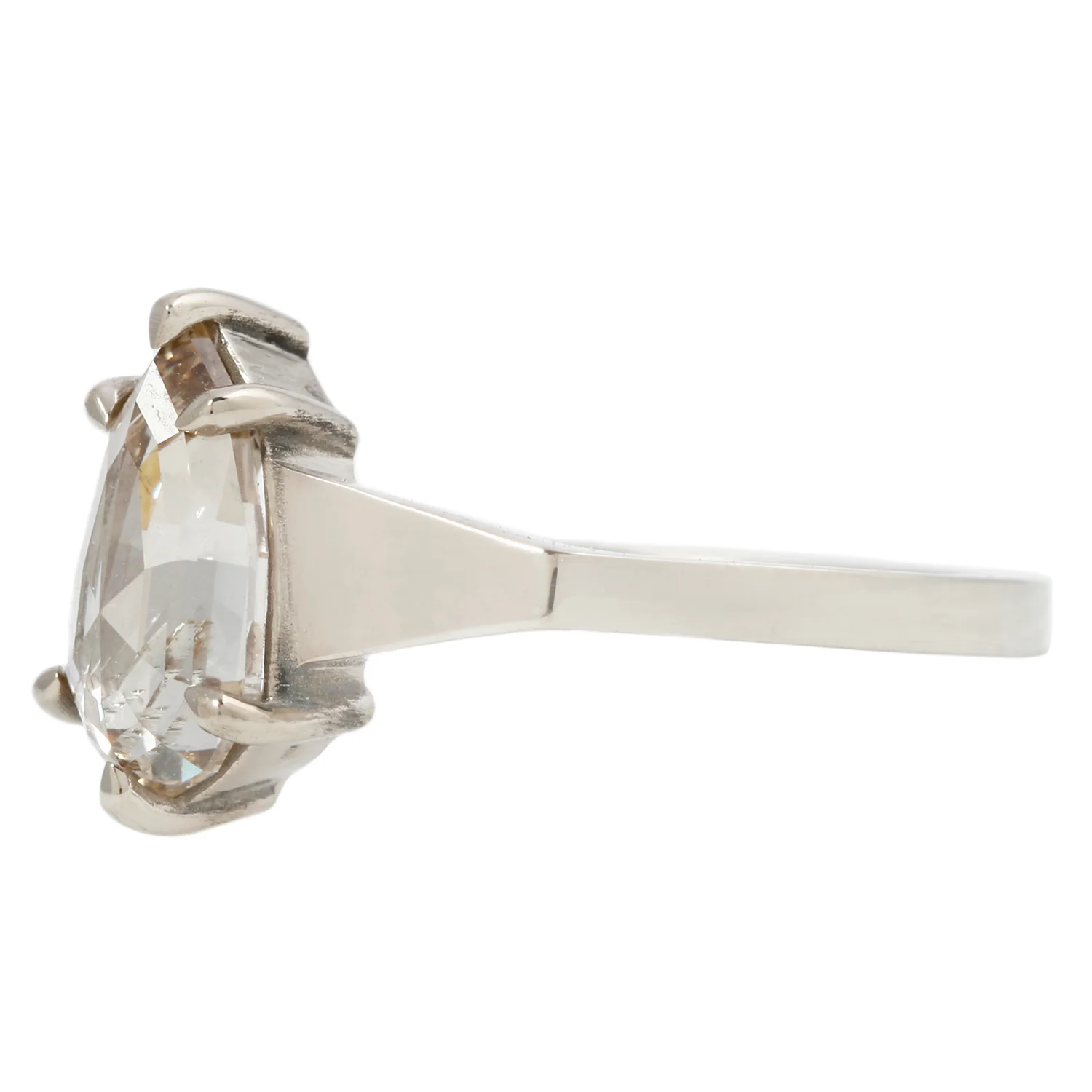 Fancy Pear Diamond Solitaire - Image 3